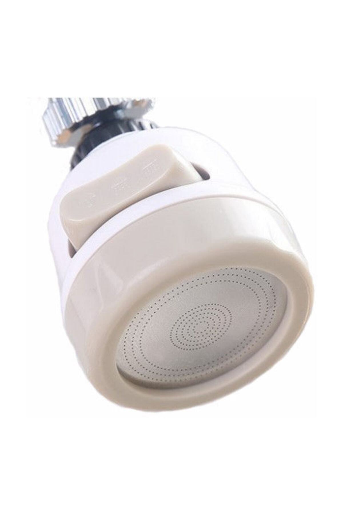 NEWSTORE Mutfak Lavabo Başlığı 360 Derece Döner Musluk Ucu 3 Fonksiyonlu