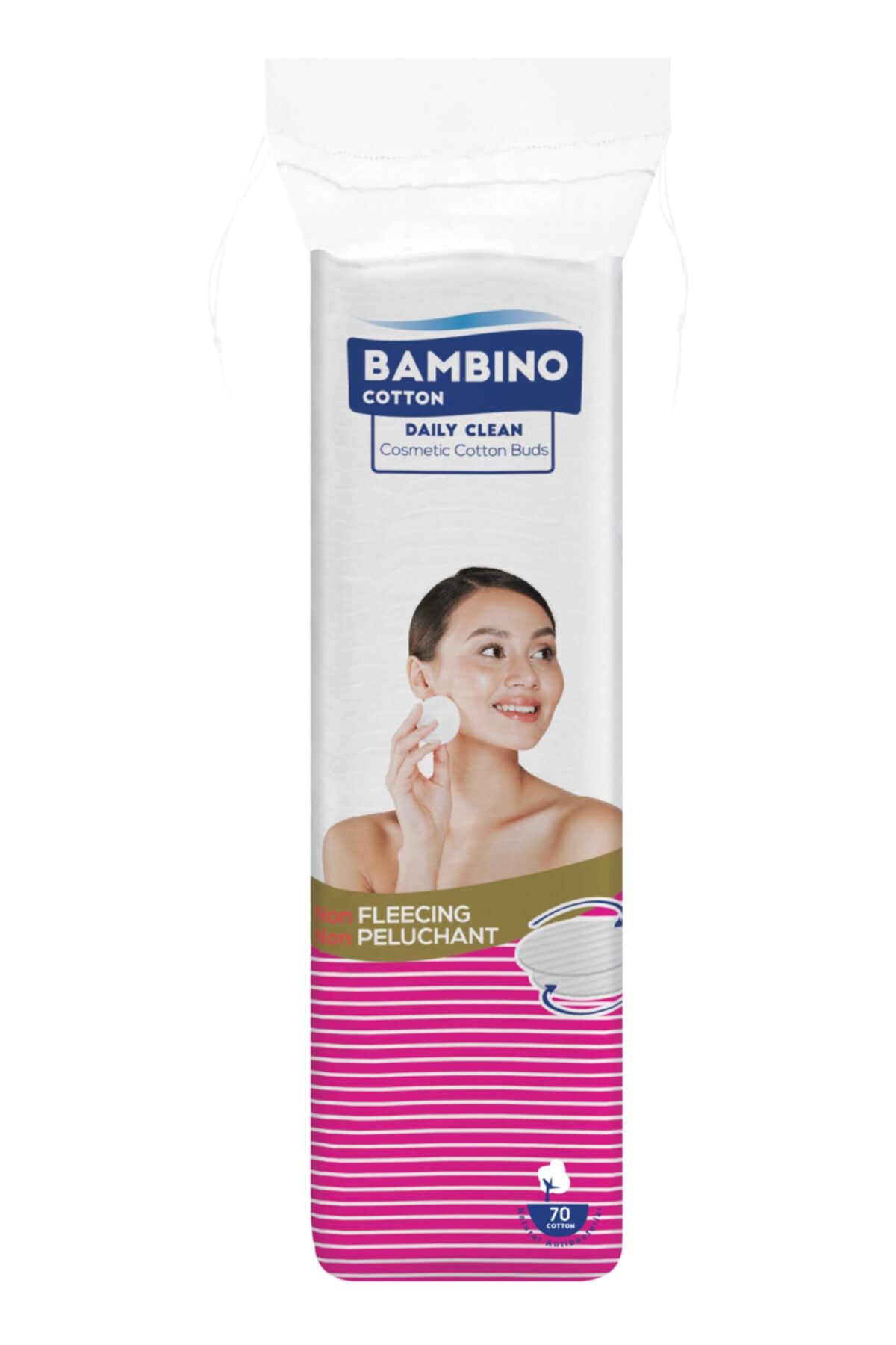 Bambino Makyaj Temizleme Pedi 70'li Paket X 2