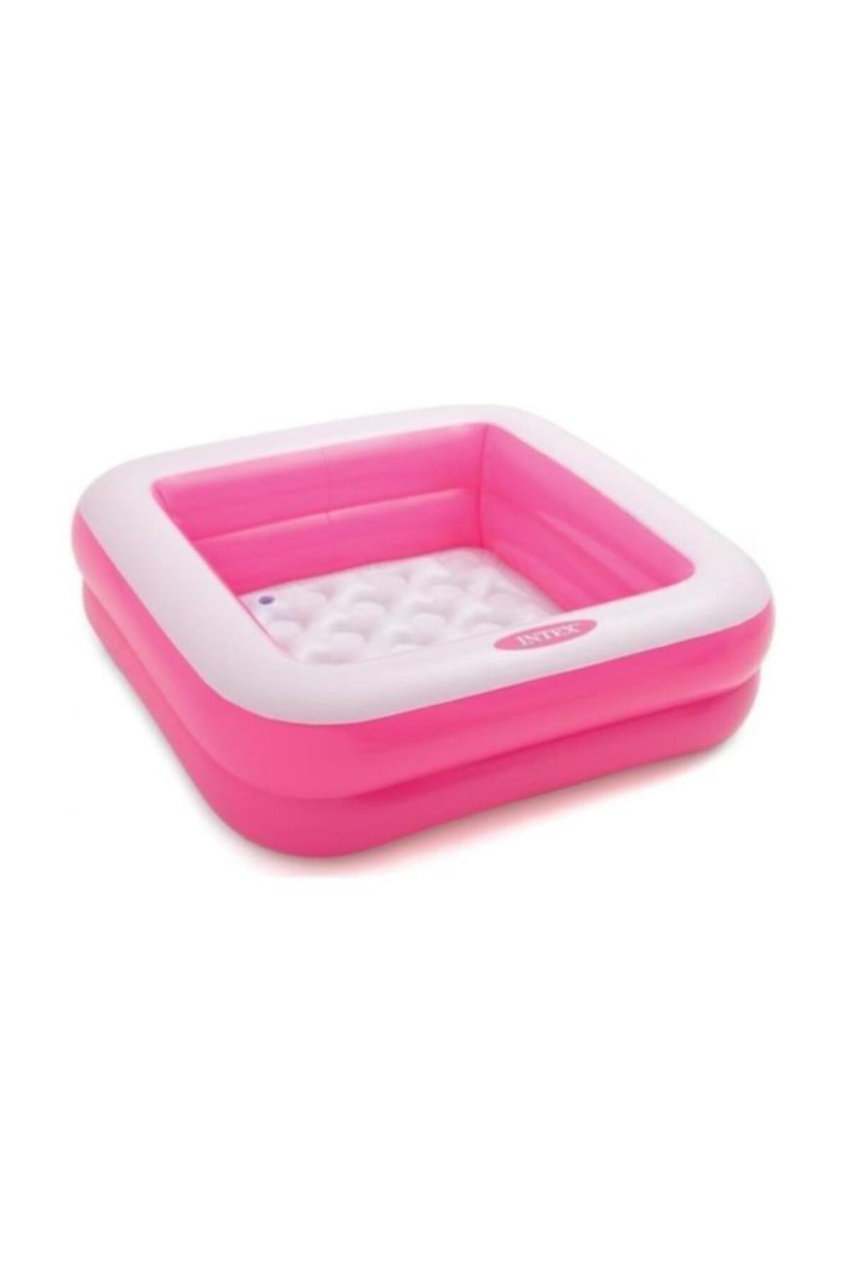 SmartFox Şişme Tabanlı Mini Kare Havuz - Pembe + Pompa