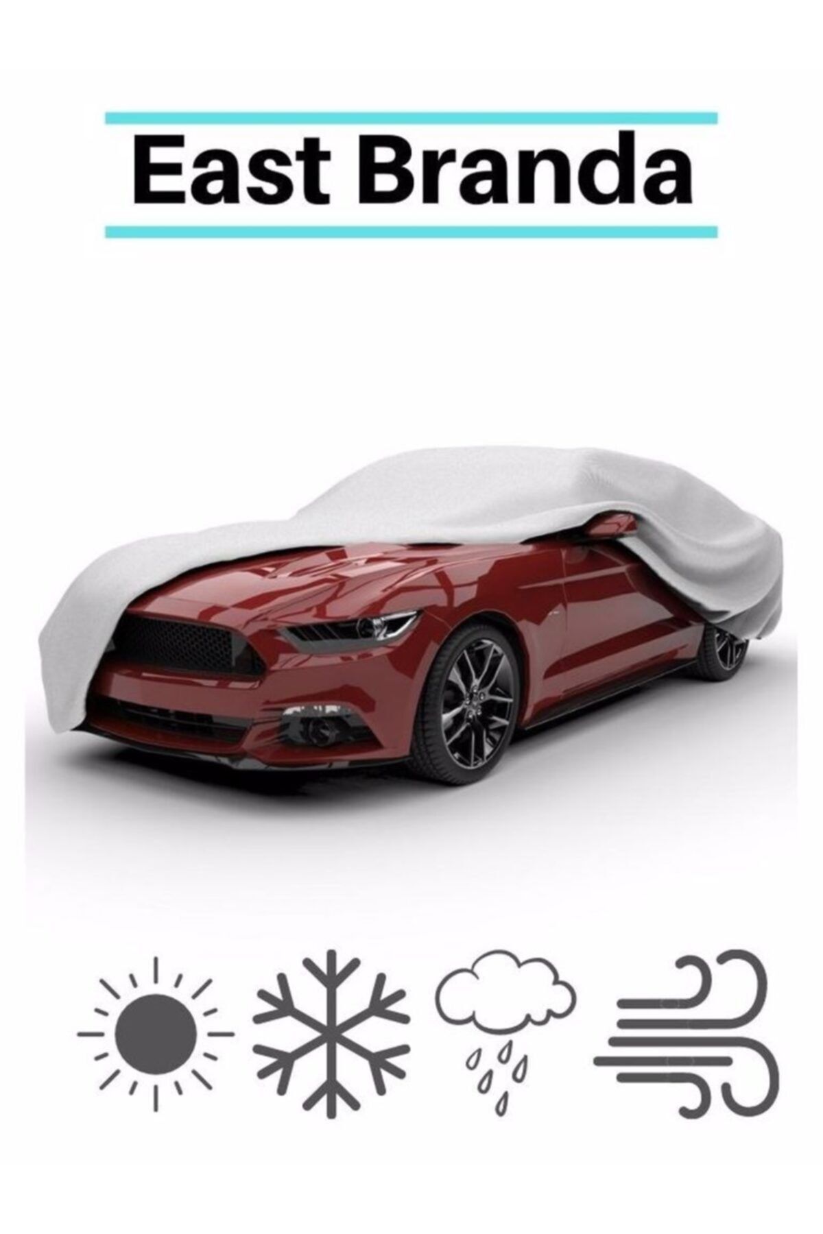 EastBranda Premium Lüks Kalite Renault Clio 4 Hb Oto Brandası Araba Çadırı