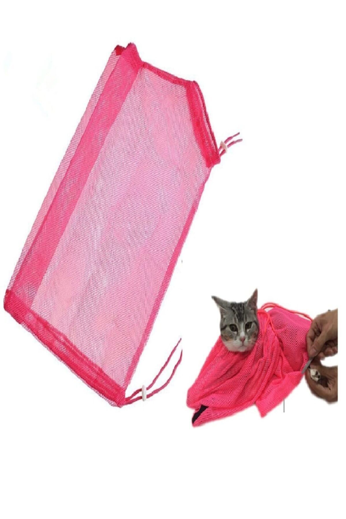Ankaflex Kedi Yıkama Aşılama Tırnak Kesme Bakım Filesi