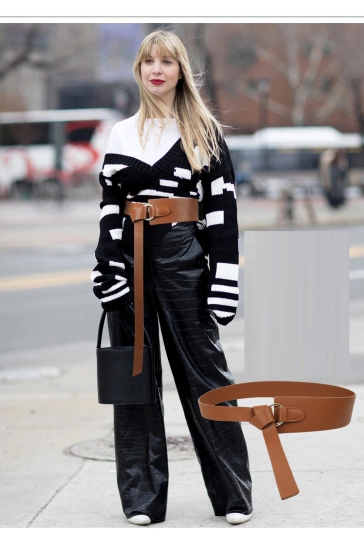 DEDUCHE Korse Kemer 2020 Yeni Moda Tasarım Metal Aksesuarlı