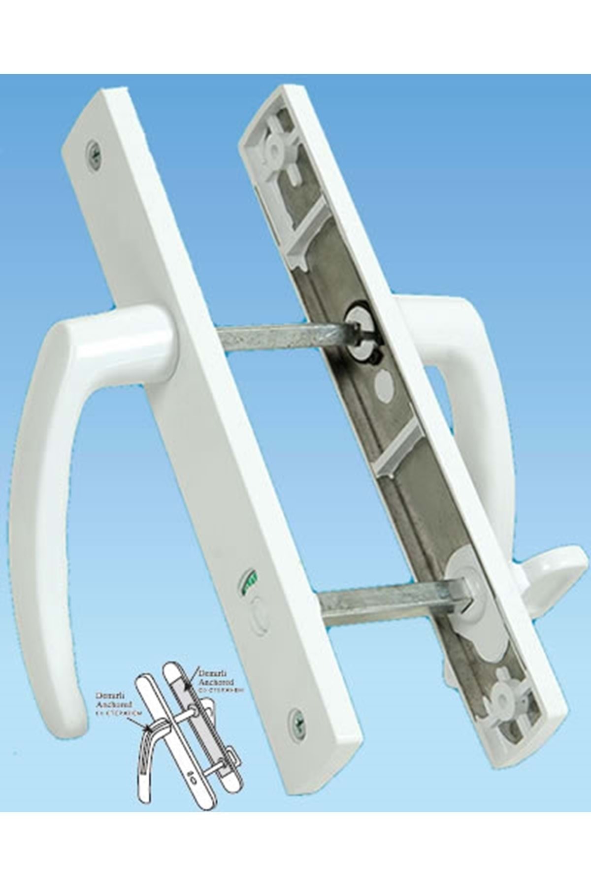 Flaş Group Pvc Plastik Kapı Kolu Wc Kapı Kolu Wc Tuvalet Ve Banyo Kapı Kolu