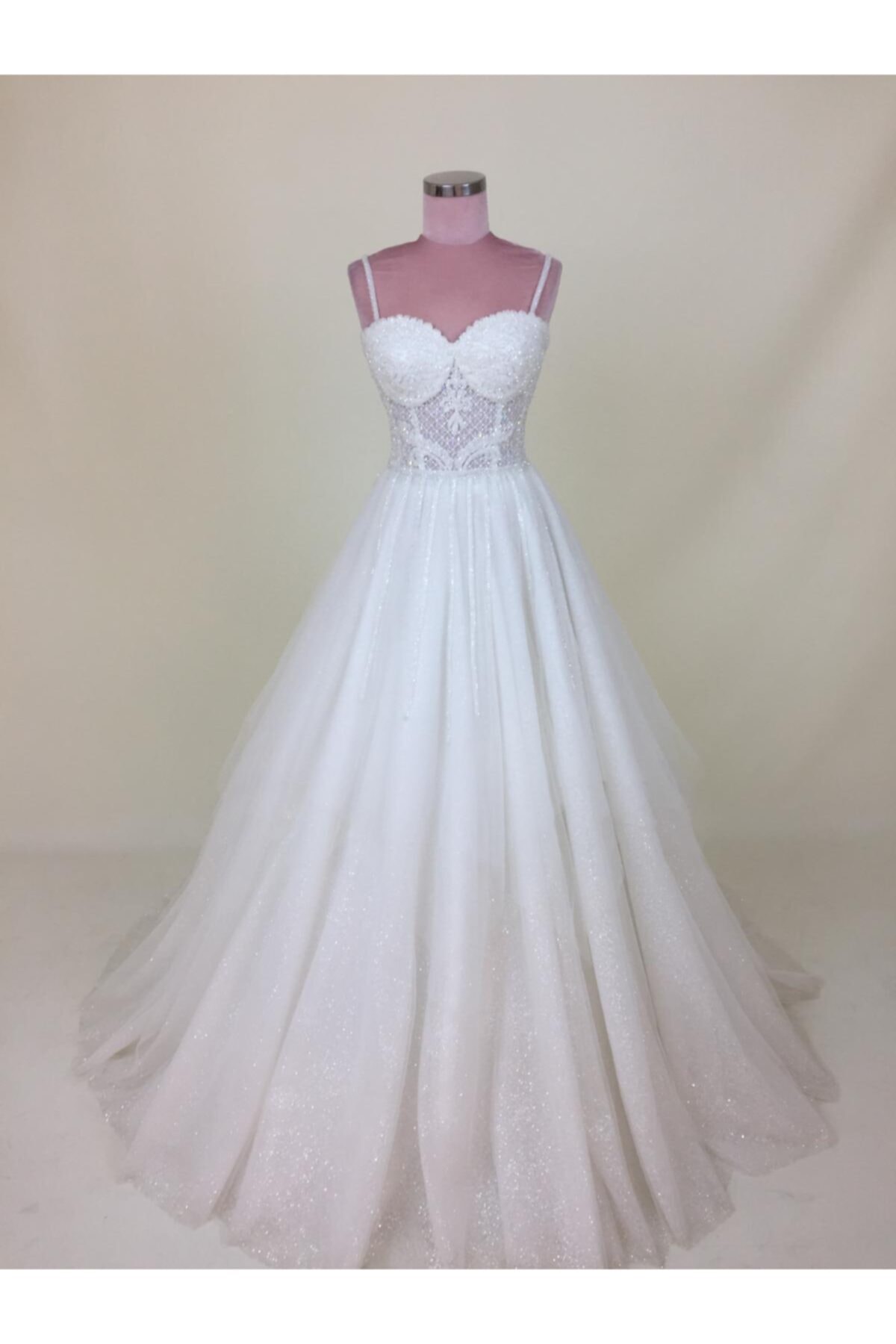 berissima bride Kadın Beyaz Fiore Helen Gelinlik