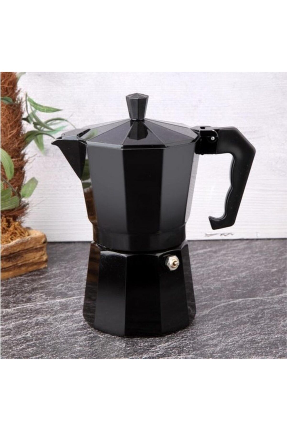 easyso Moka Cezve 6 Fincanlık 360 Ml Siyah