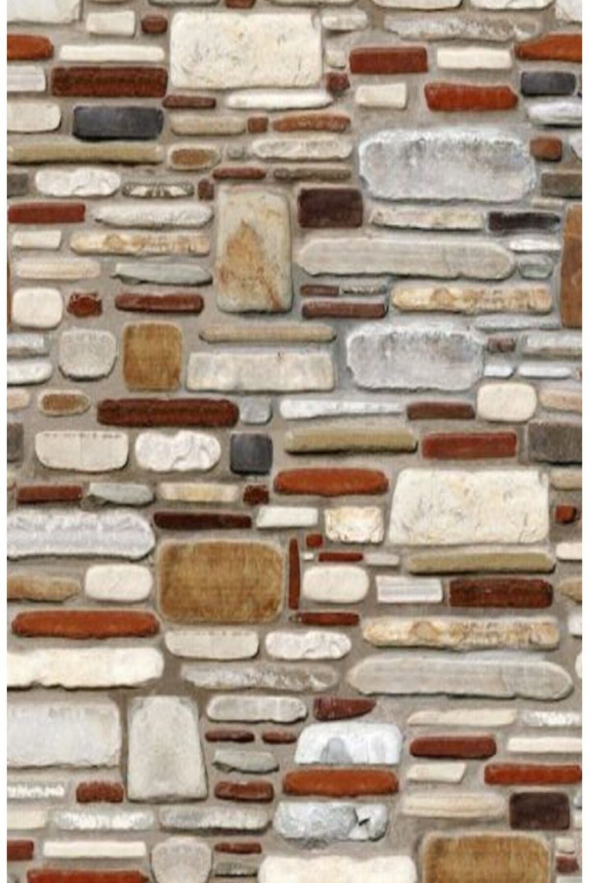 Forever 3 Boyutlu 15261 Çakıl Taş Desen Duvar Kağıdı (5m²) - Tutkal Dahil Fiyatıdır