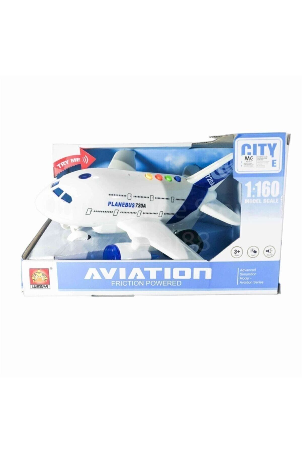 Toystop Büyük Boy Sesli Işıklı Yolcu Uçağı