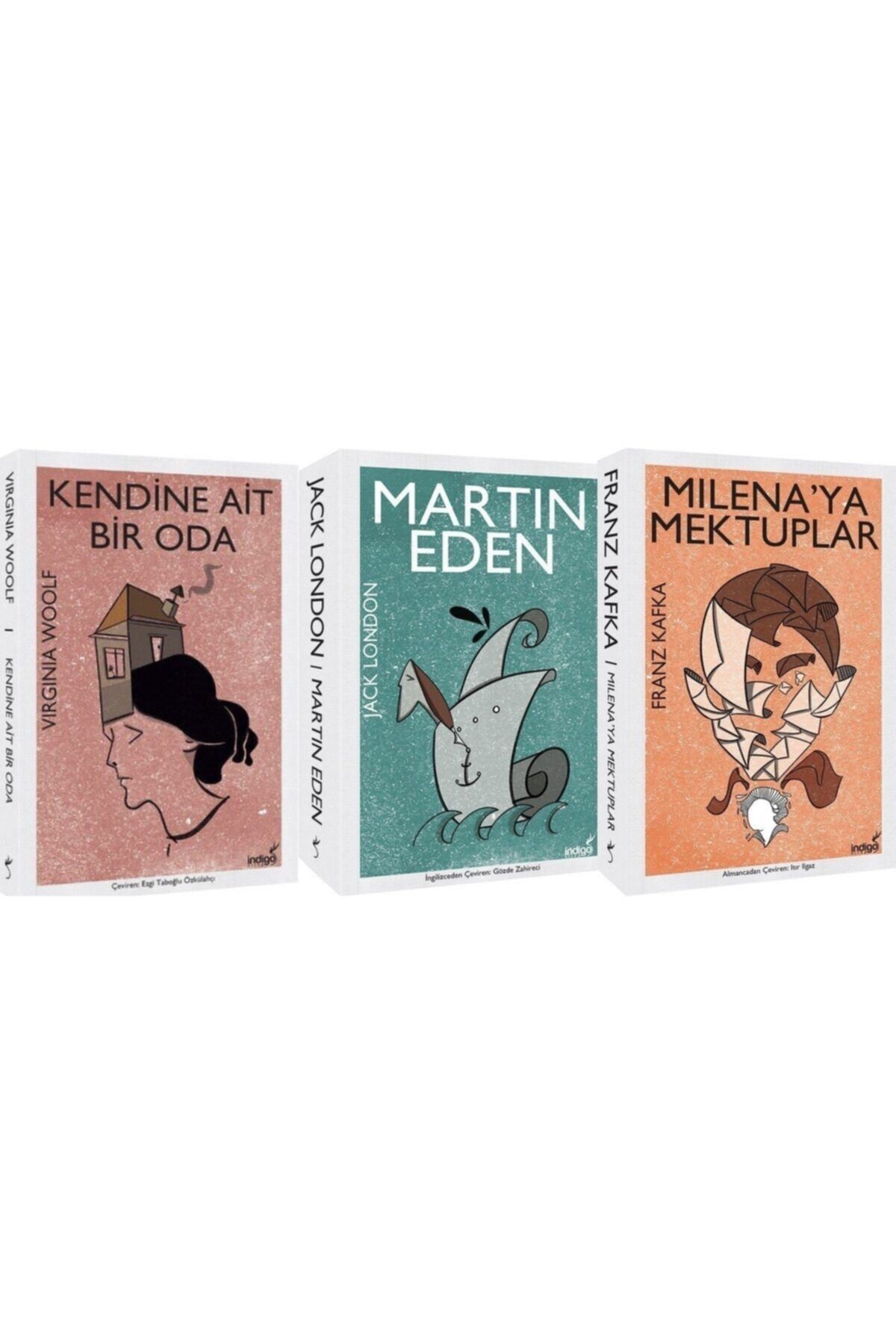 İndigo Kitap 3 Kitap Klasik Set Indigo- Milenaya Mektuplar-martin Eden-kendine Ait Bir Oda
