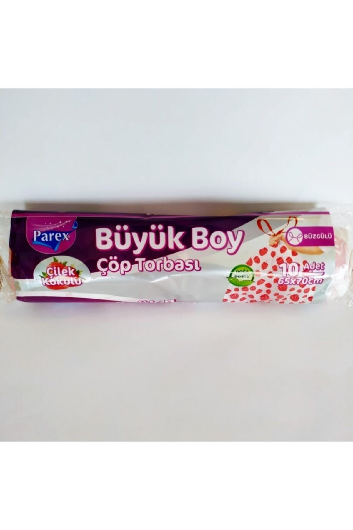 Parex Büzgülü Çilek Kokulu Büyük Boy Çöp Torbası