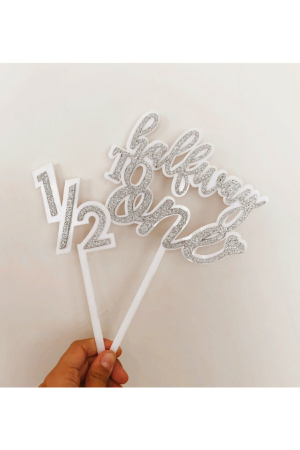 Molto Minimo Design Event Half Birthday 6 Ay Doğum Günü Pasta Süsü