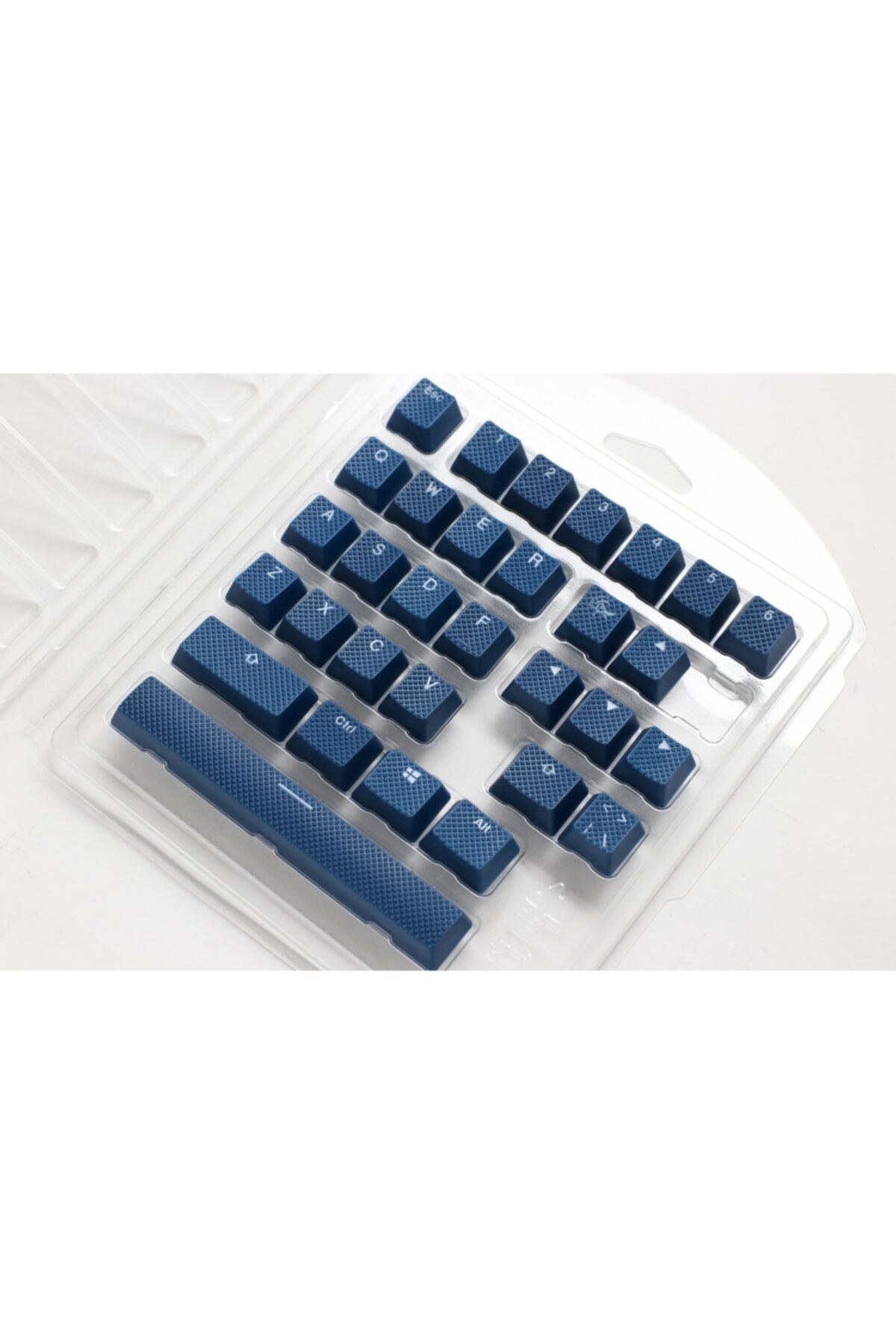 Ducky 31 Tuşlu Rubber Backlit Double Shot Tuş Takımı - Lacivert