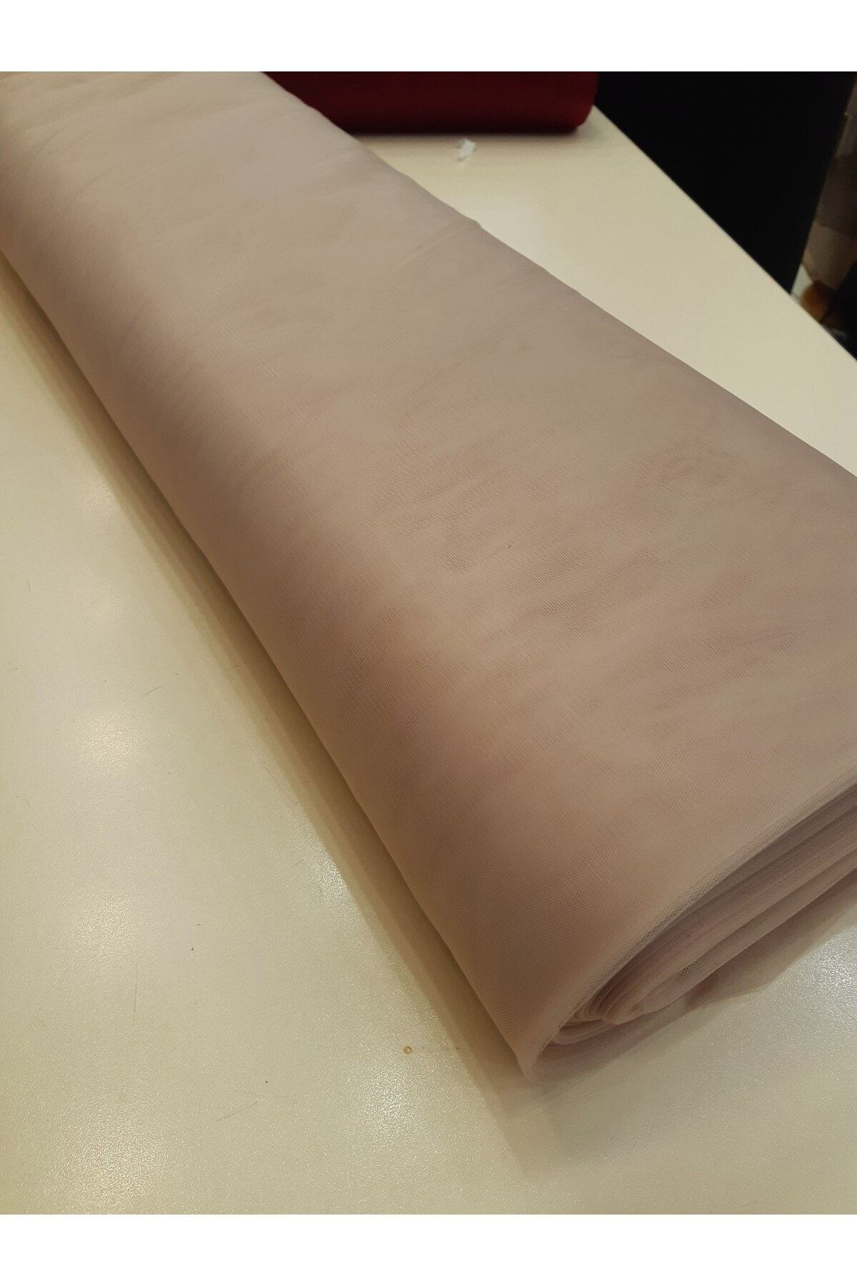 Safir Kumaş Üst Kalite Esneklik Vizon Renk Hayal Tül Türban Tasarım Kına Kaftan
