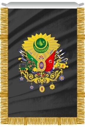 Osmanlı Bayrağı Flaması Saçaklı 50x75cm Siyah Renk Image 0