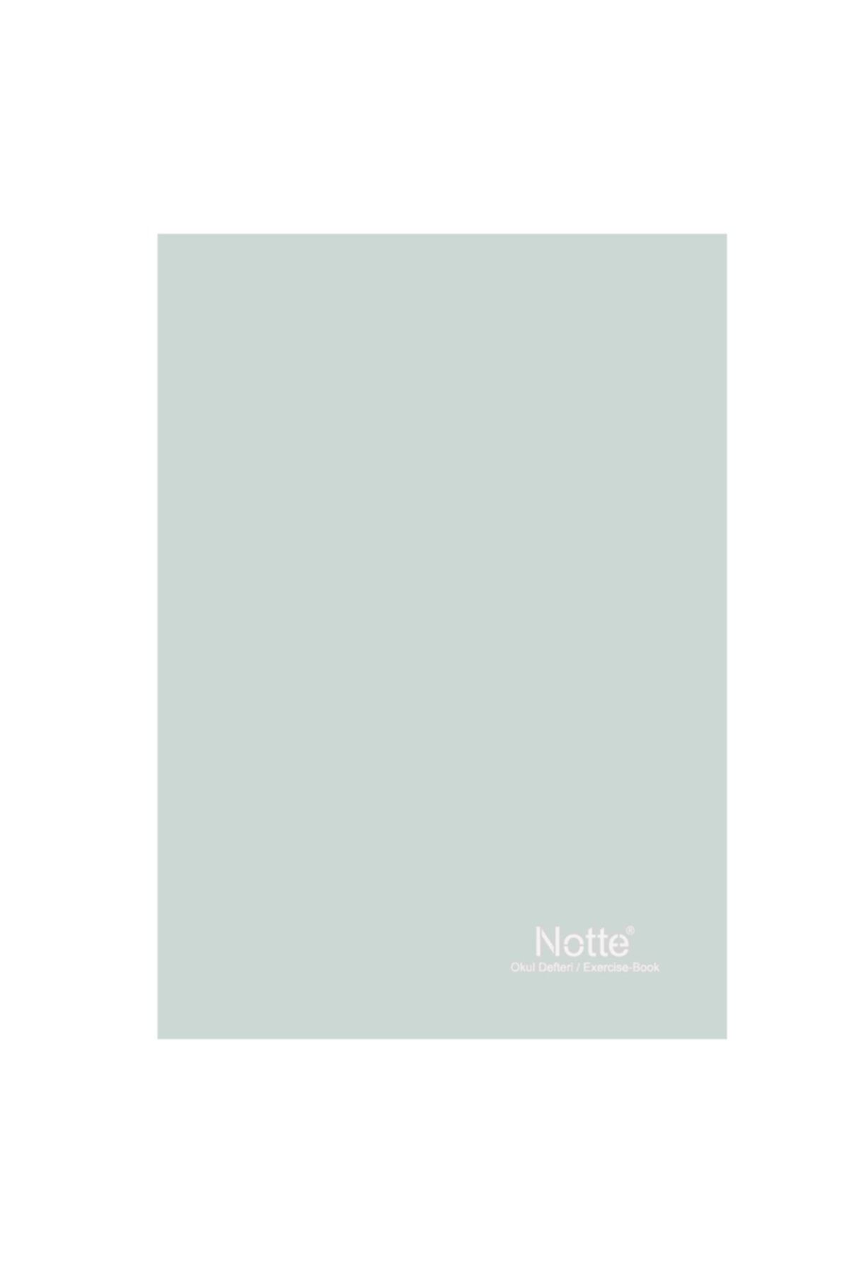 Notte A5 40 Yaprak Kuşe Kapak Dikişli Kareli Defter N11-100