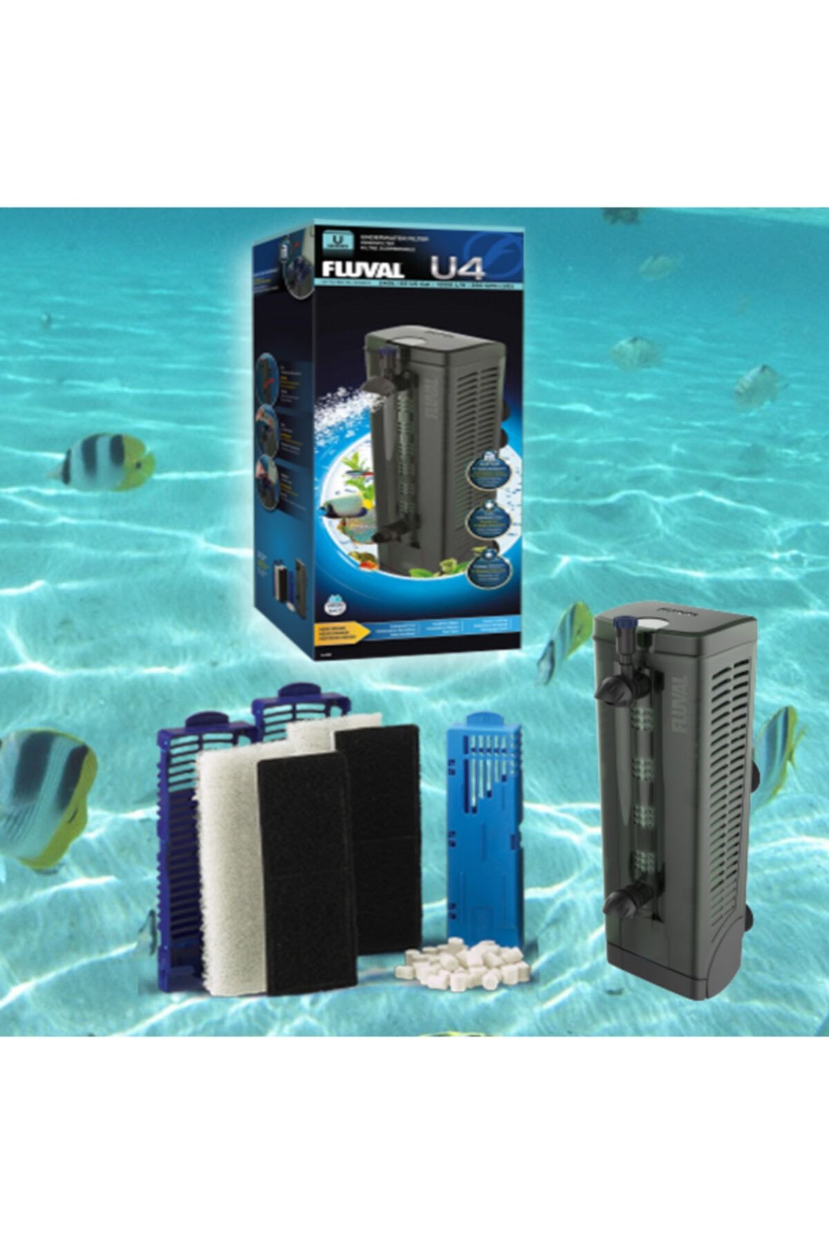 Fluval U4 Akvaryum Iç Filtre 1000 L/h