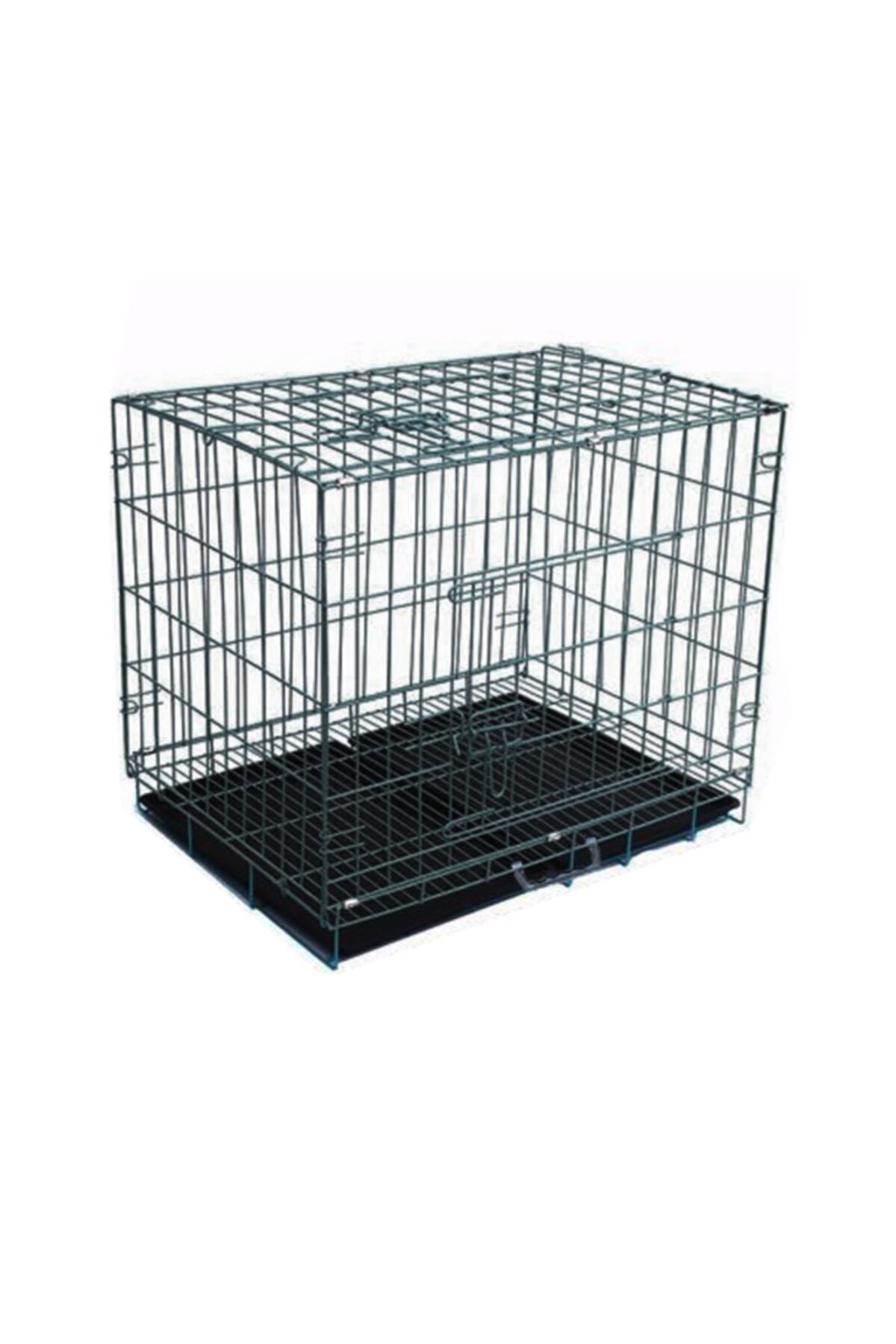 Qh Pet Cage Köpek Kafesi Siyah Dövme 92x56x66
