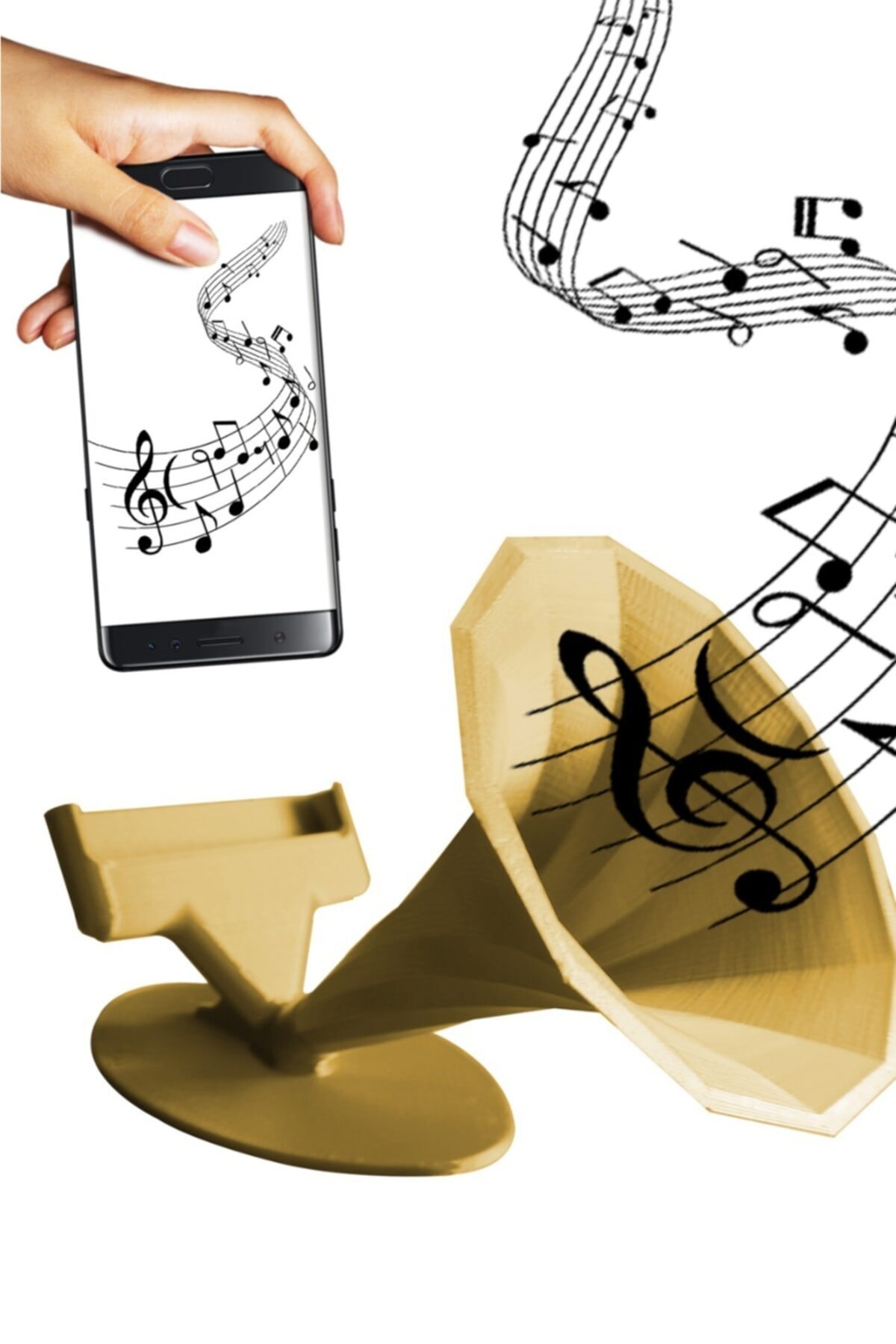 Damla Hediyelik Akustik Cep Gramofonu