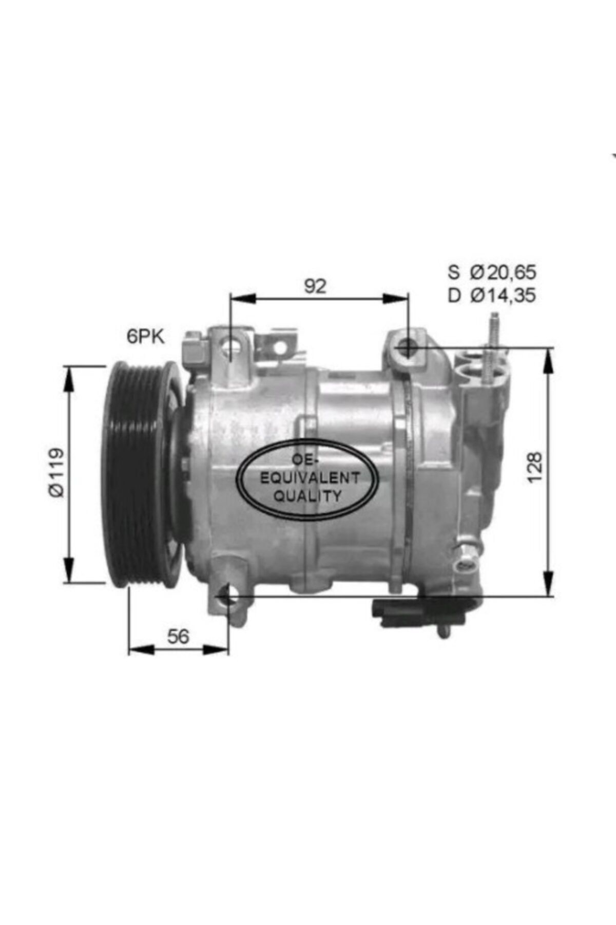 PSA Peugeot 308/rcz/c4/ds4 Orjinal Klima Kompresörü 9822101380