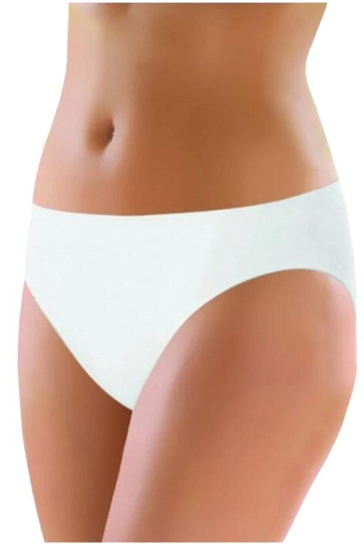 by HW Kadın Renkli Paket Bambu Düşük Bel Slip 5'li