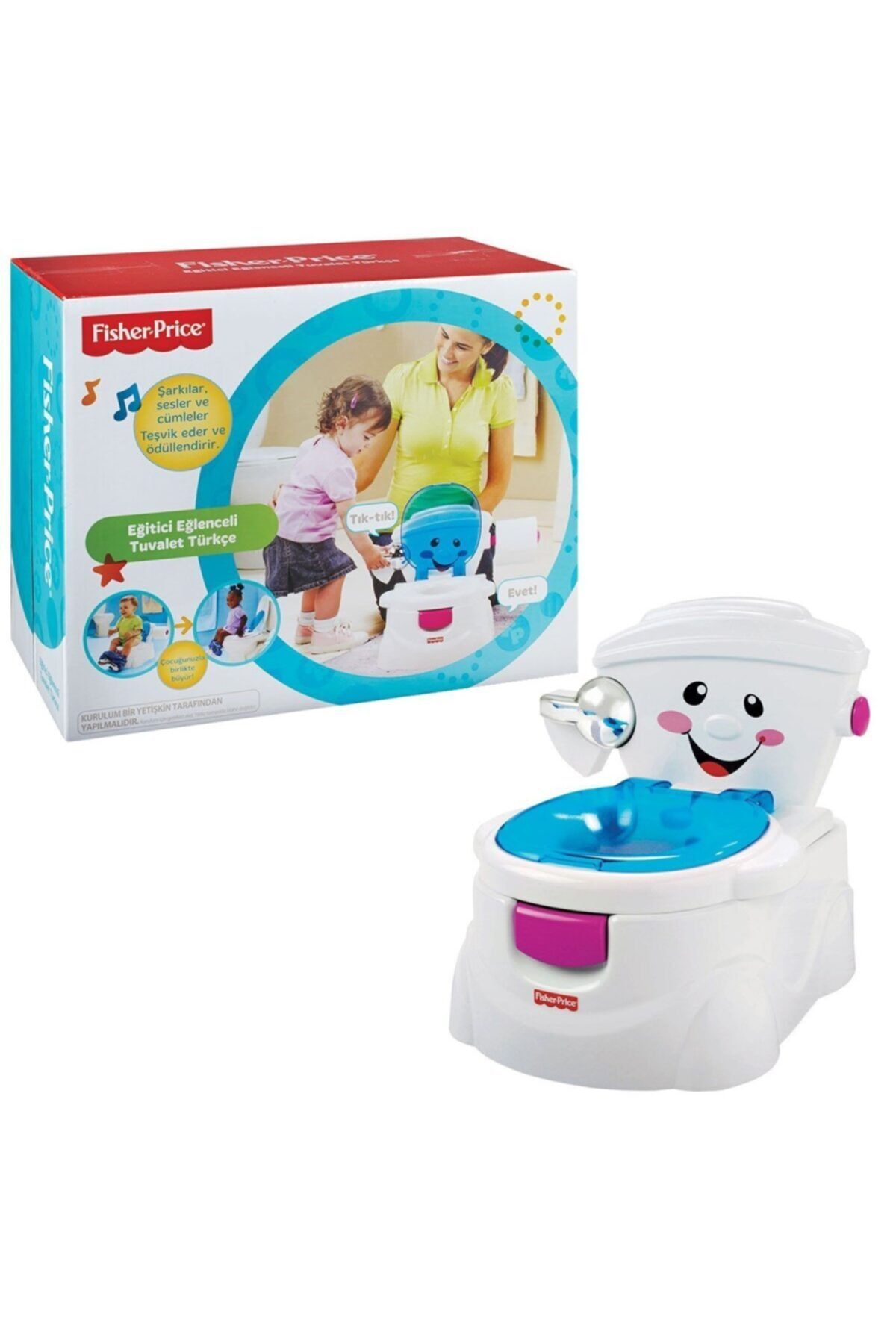 FISHER PRICE Eğitici Eğlenceli Tuvalet Bmd23
