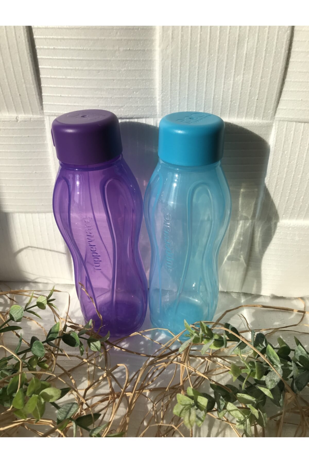 Tupperware Eko Şişe 310 Ml 2'li Mavi-mor