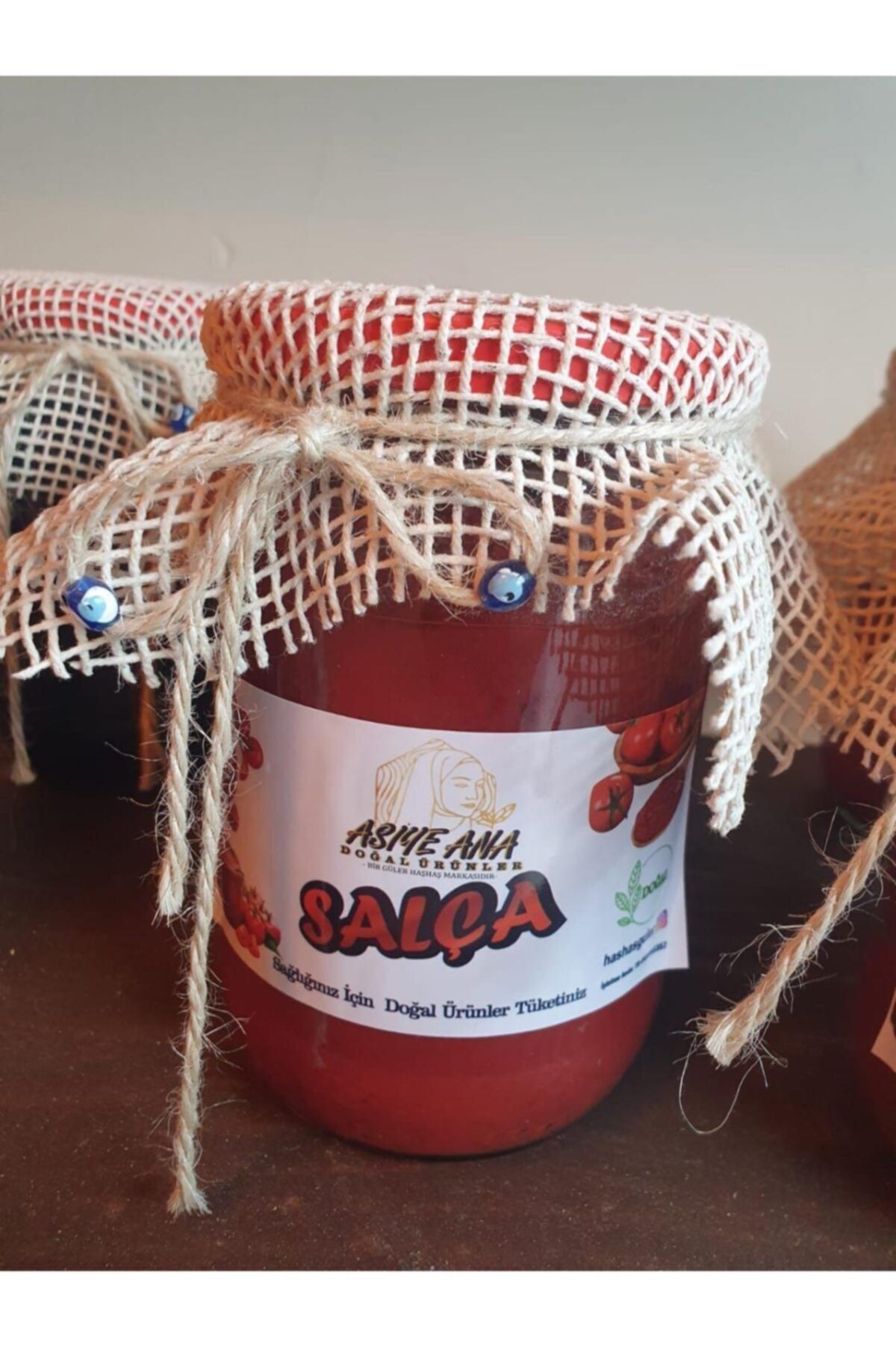 Marmelad Asiye Ana El Yapımı Salça 1000 gr X 2 Adet