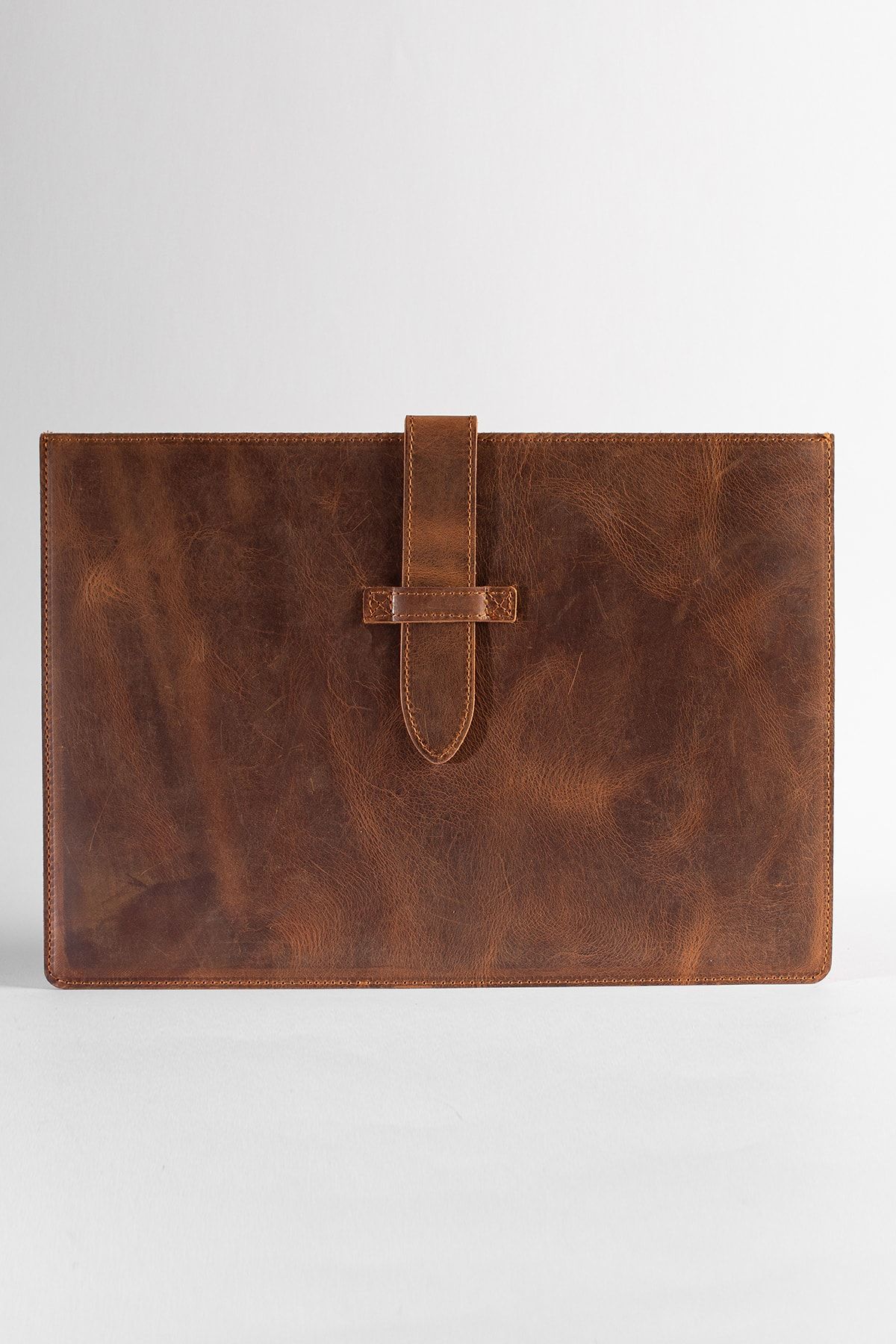 dk leather Unisex Zeus Crazy Hakiki Deri Kahverengi Desenli MacBook Pro 13 inc İnce Koruyucu Kapaklı Kılıf