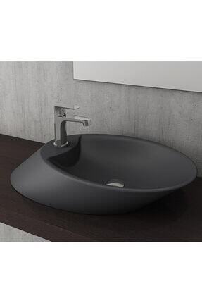 Vessel Batarya Banklı Çanak Lavabo 72 Cm - Mat Antrasit Image 0