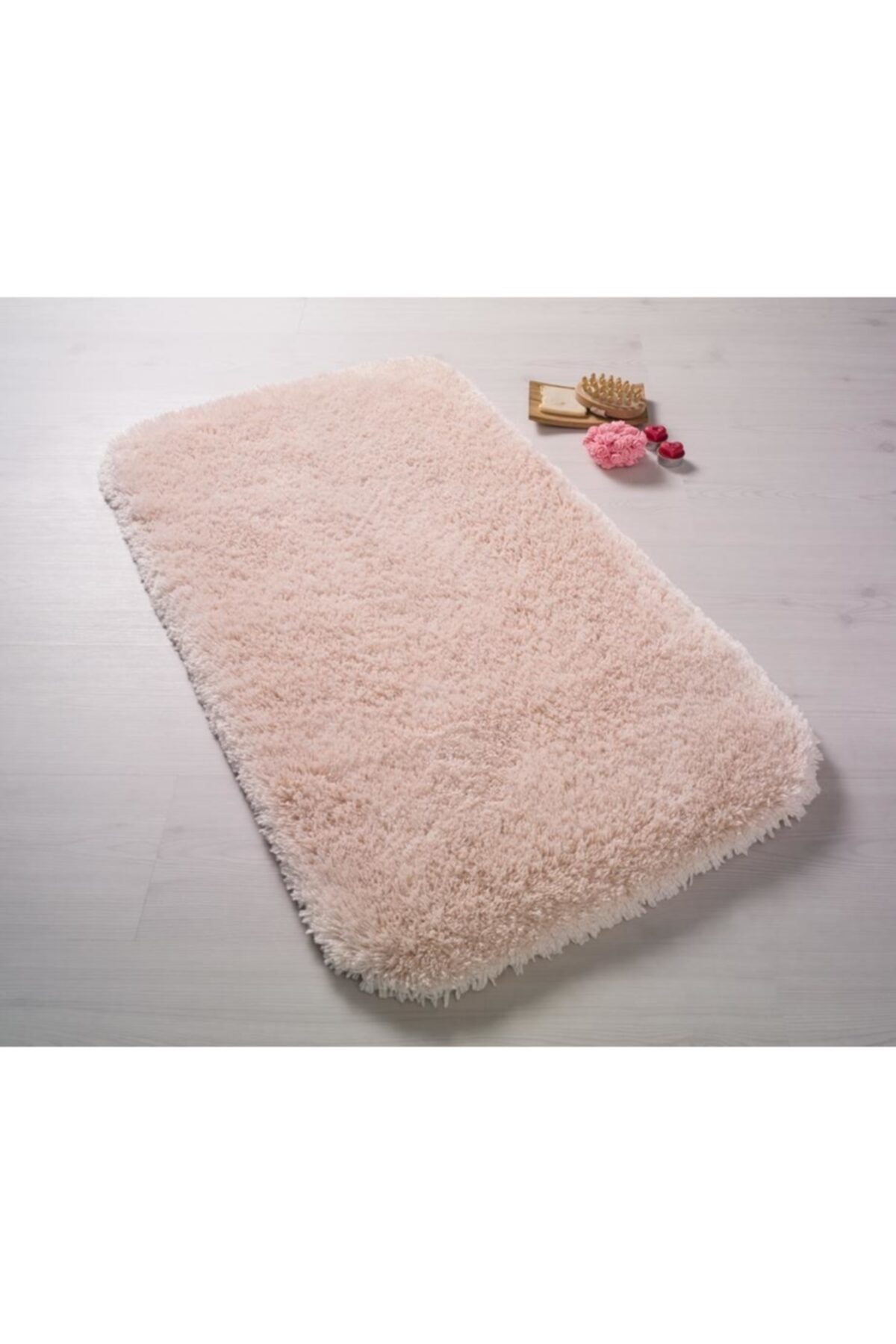 Confetti Mıamı Ultra 55x57 Pudra Pembe Banyo Halısı