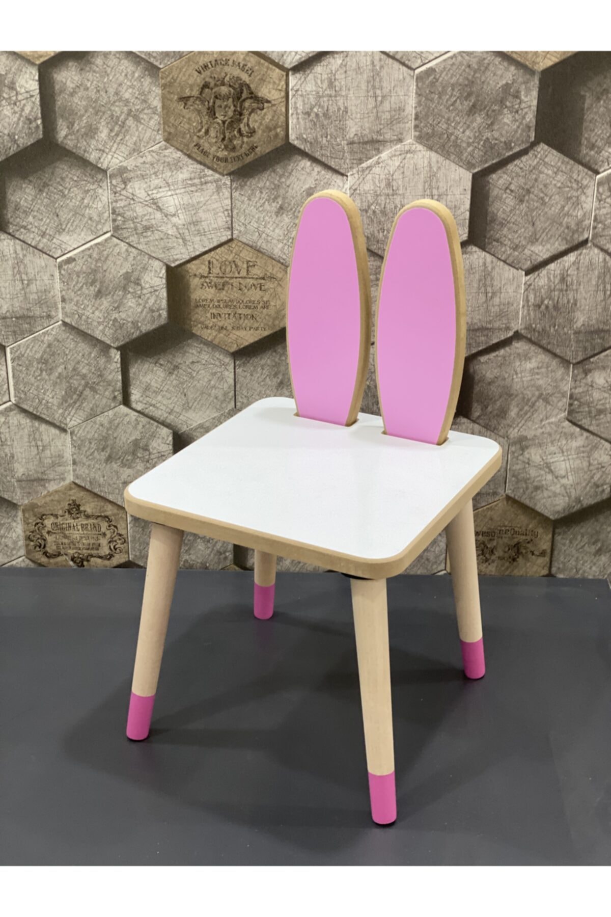nhmobilya Tavşan (pembe) Çocuk Sandalye