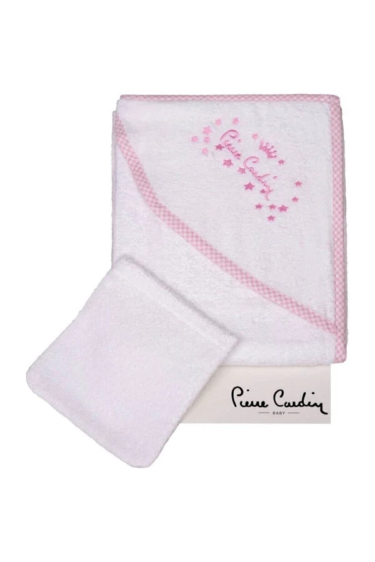 Pierre Cardin Baby Bebek Pembe Kundak Havlusu