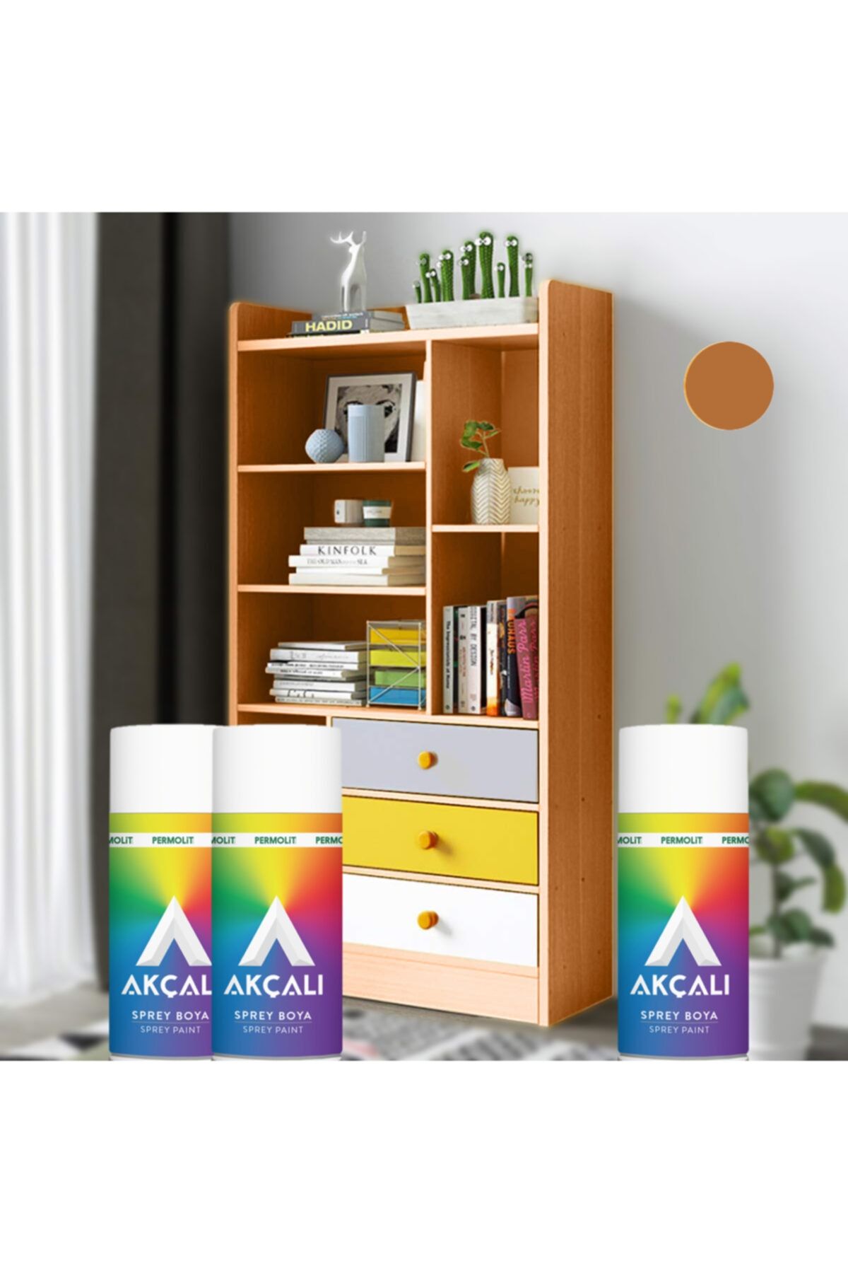akcali sprey boya ahsap ozel seri renkli 2 sprey ve parlak vernik set oksit sari fiyati yorumlari trendyol