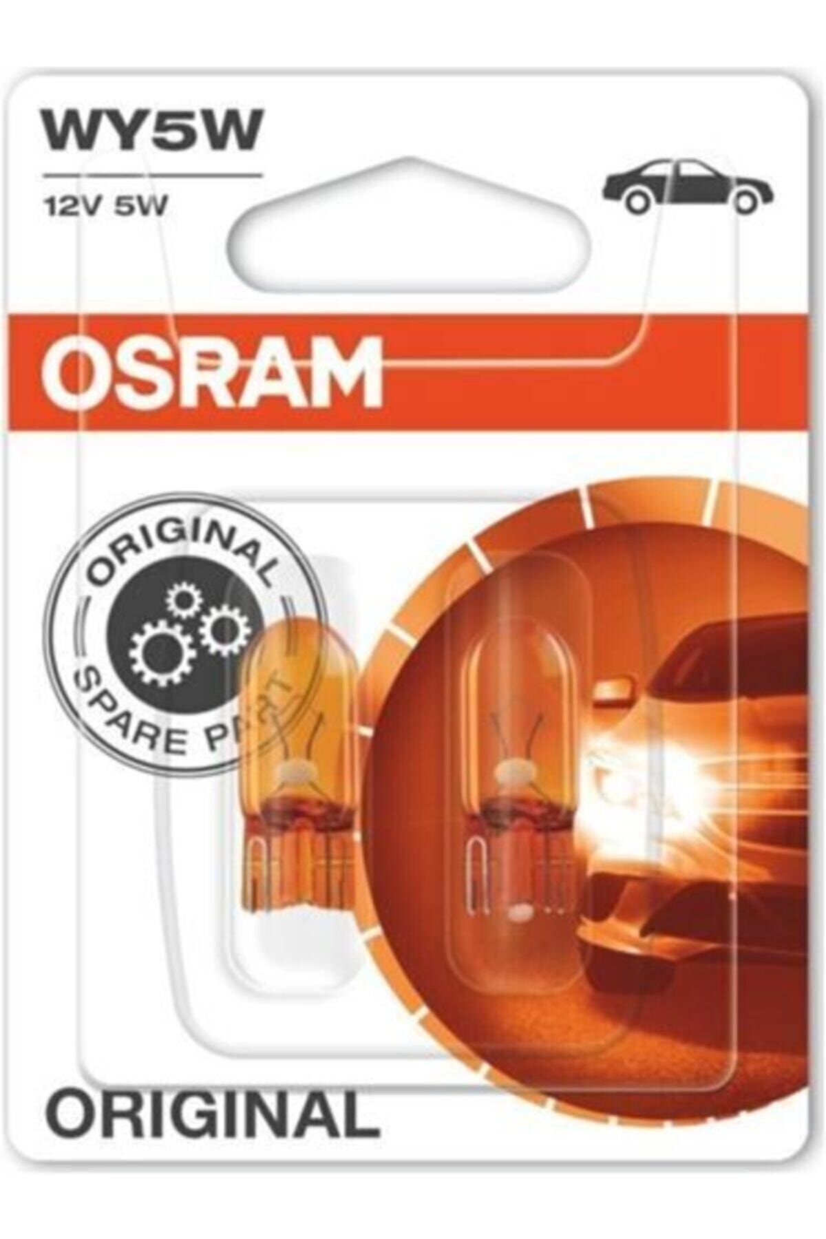 BRTSHOPPİNG 12v 5w Dipsiz T10 Turuncu Park Ampulü (2 Adet)