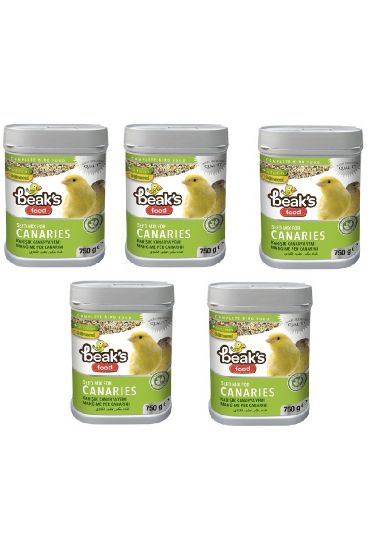 Beaks Kanarya Yemi 750 gr 5 Adet