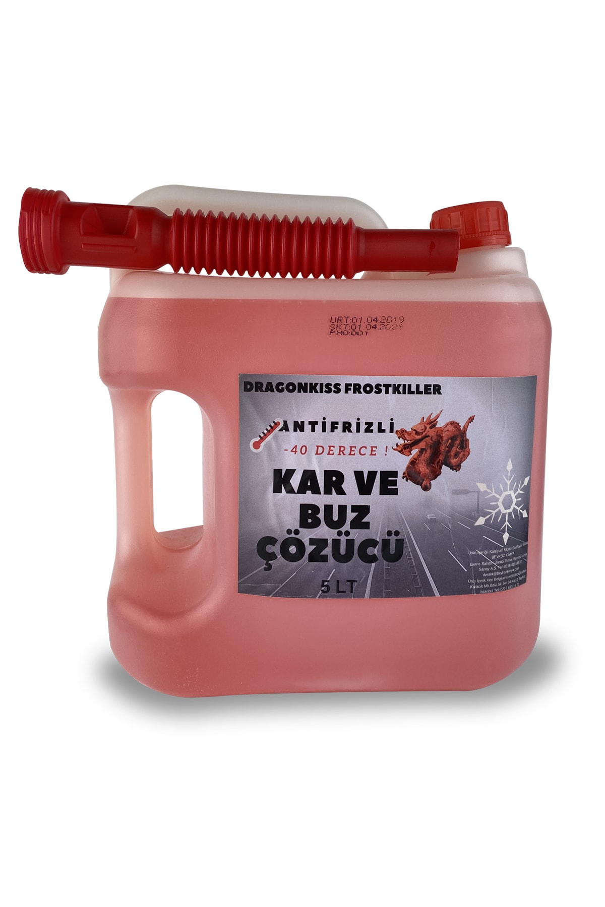 Dragon Kiss Frostkiller Kar Ve Buz Çözücü 5 Lt.