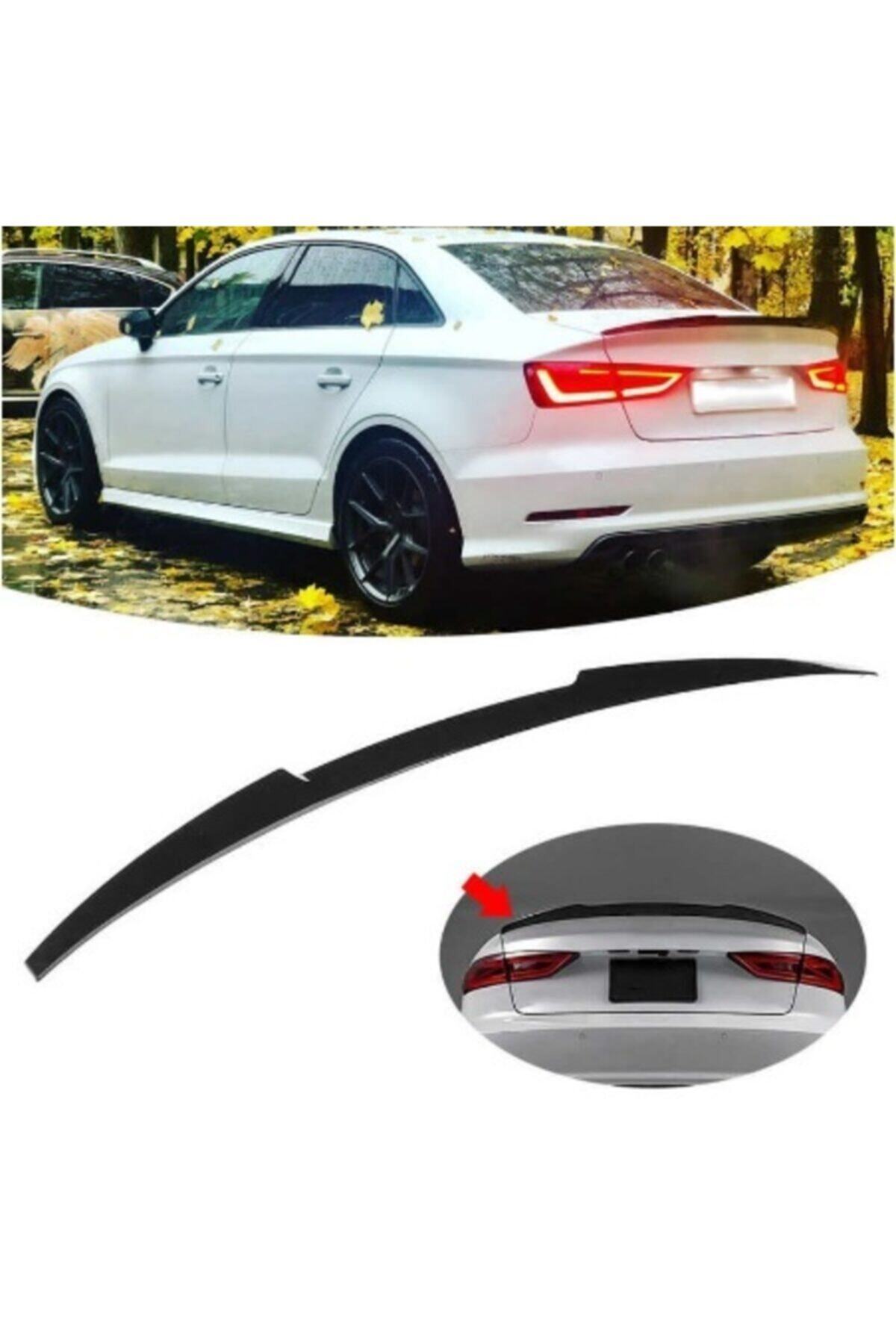 Audioengine Audi A3 Bagaj Üstü Yarasa Spoiler Woltex Tip Piano Black Boyalı (ithal) Abs Plastik