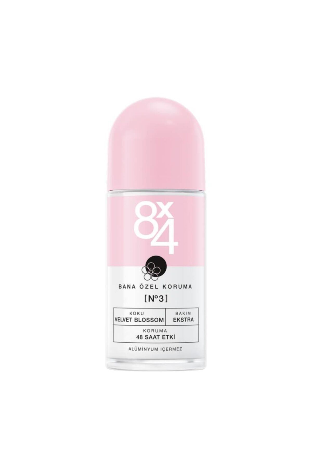 8x4 Kadın Roll On Deodorant 50ml Velvet Blossom No.3