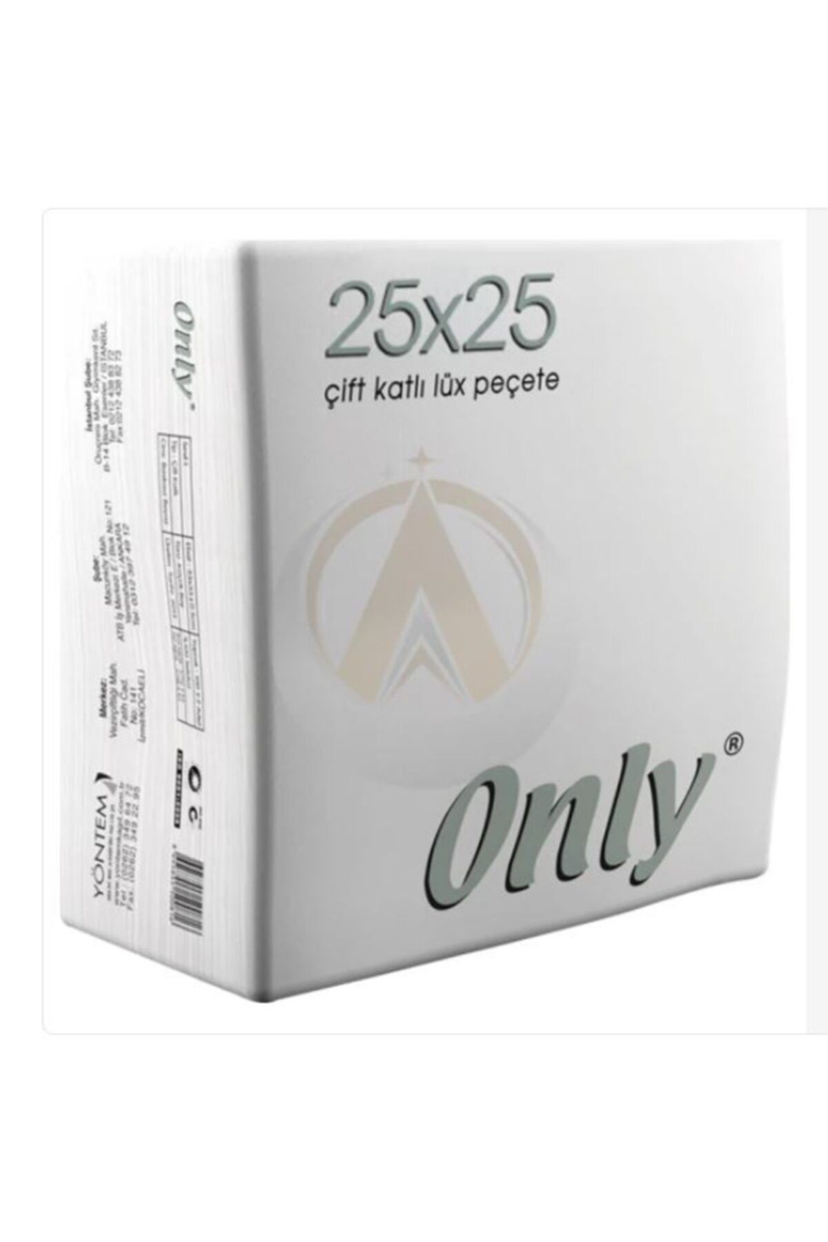 Only Çift Katlı Lüx Peçete 25x25
