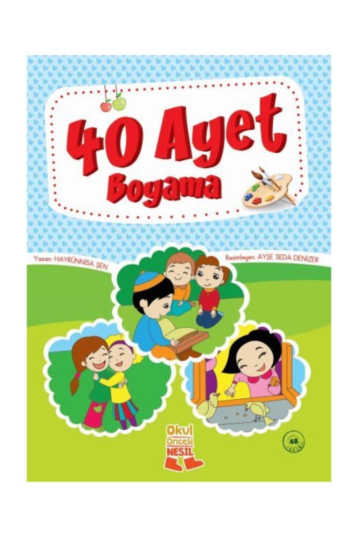 Nesil Çocuk Yayınları 40 Ayet Boyama