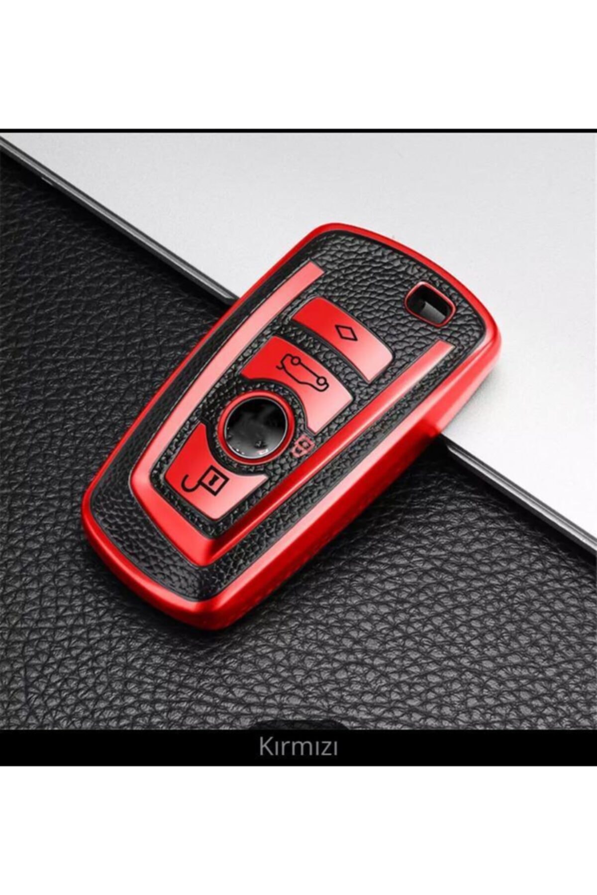 BMW F30 F32 F10 F20 Lüx Anahtar Koruma Kabı 1.sınıf Kaliteli Kırmızı Renk