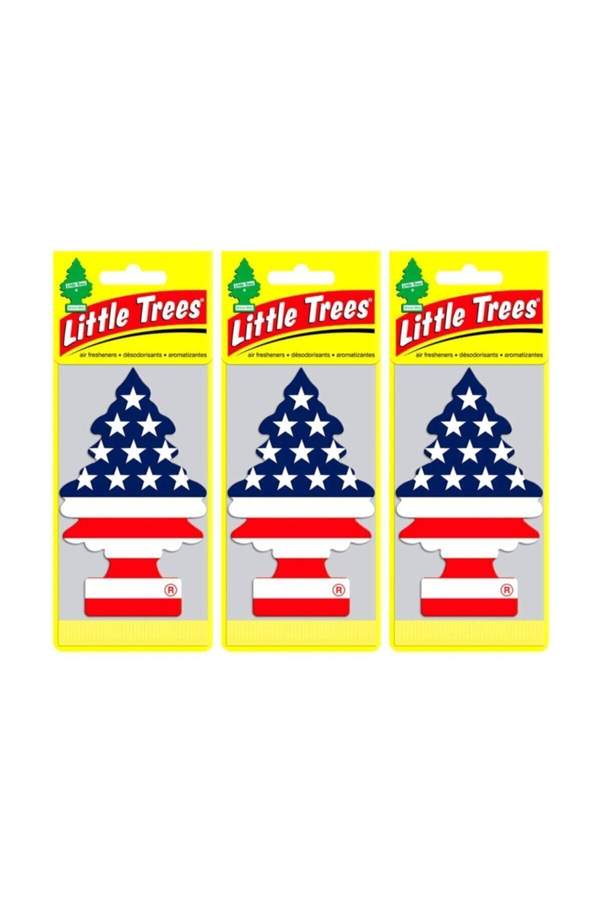 Little Trees Amerikan Bayraklı Vanilla Pride Asma Oto Kokusu 3 Adet