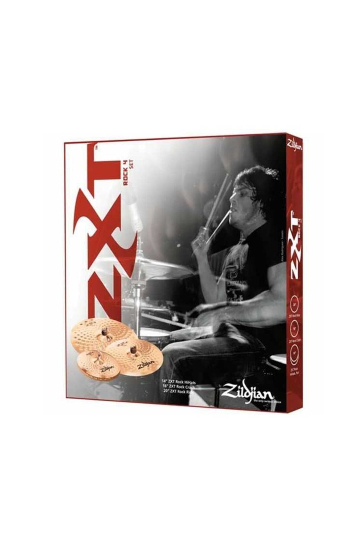 ZILDJIAN Rock Cymbal Set Up 4 Pack Zil Seti
