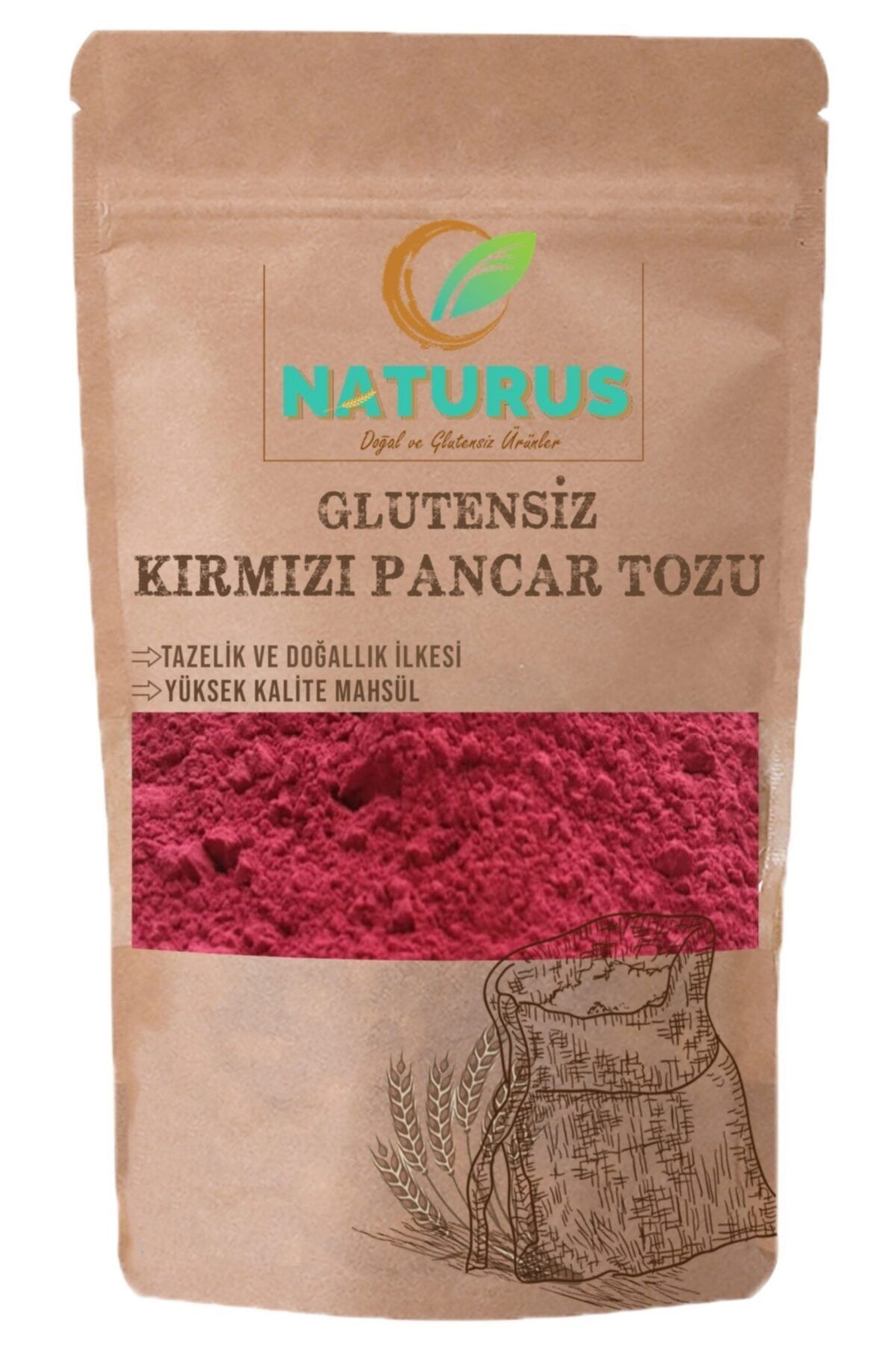 NATURUS Kırmızı Pancar Tozu Glutensiz 150 gr