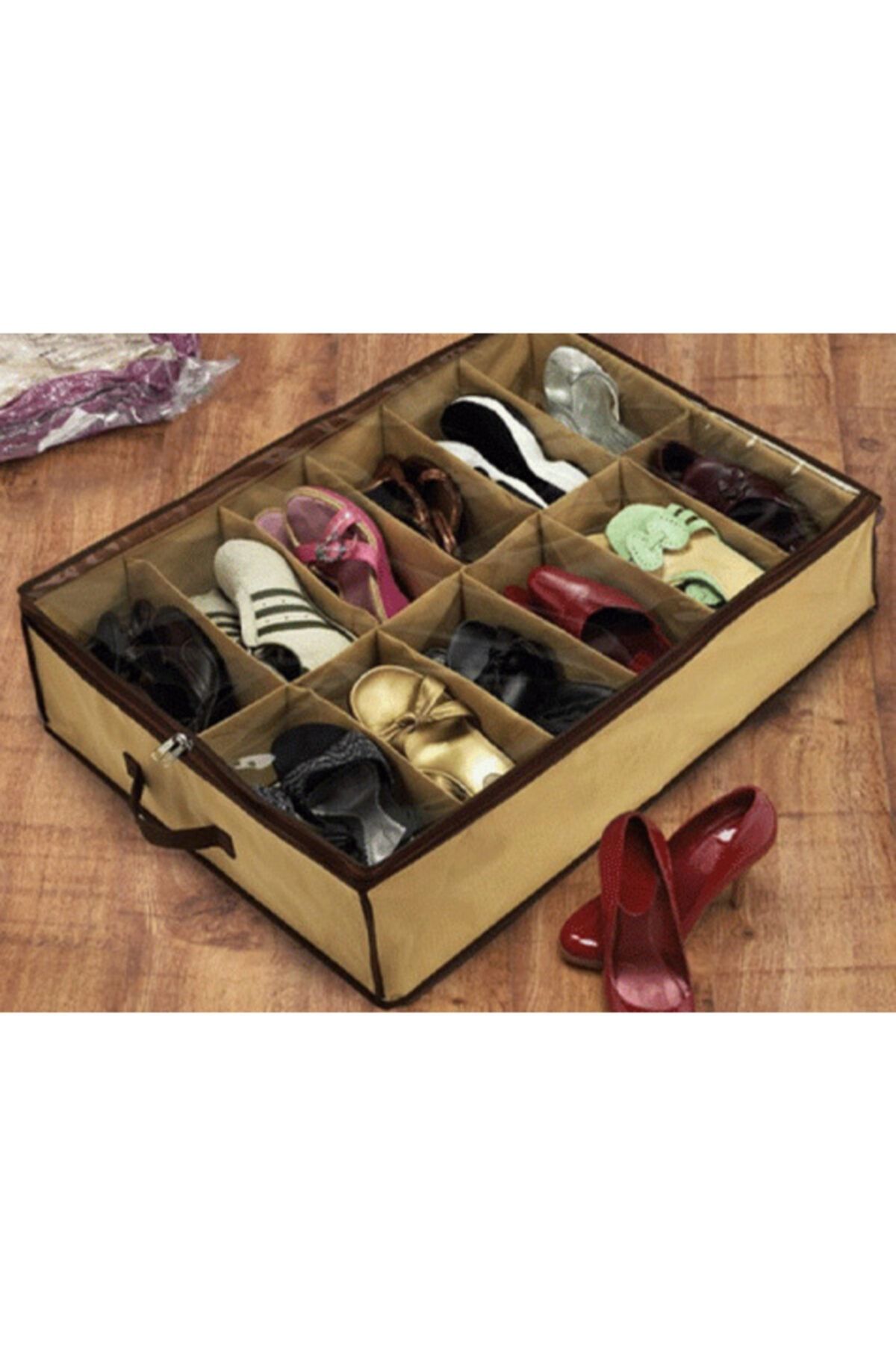 Skygo Ayakkabı Saklama Çantası 12 Bölmeli Shoes Under