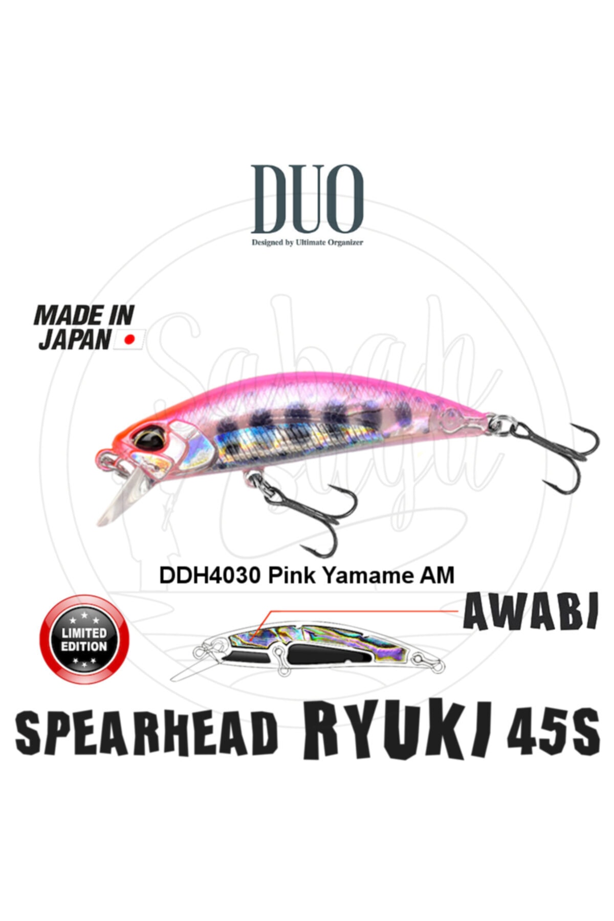 Duo Spearhead Ryuki 45s Awabi Ddh4030 Pink Yamame Am
