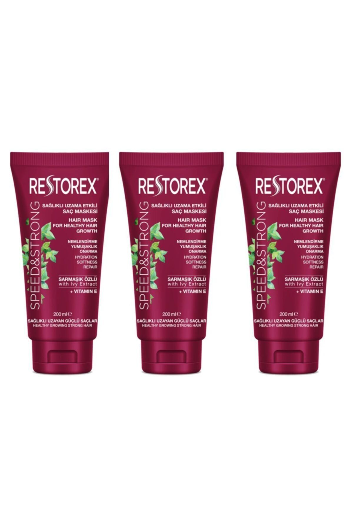 Restorex Saç Bakım Maskesi 200ml X 3 Adet