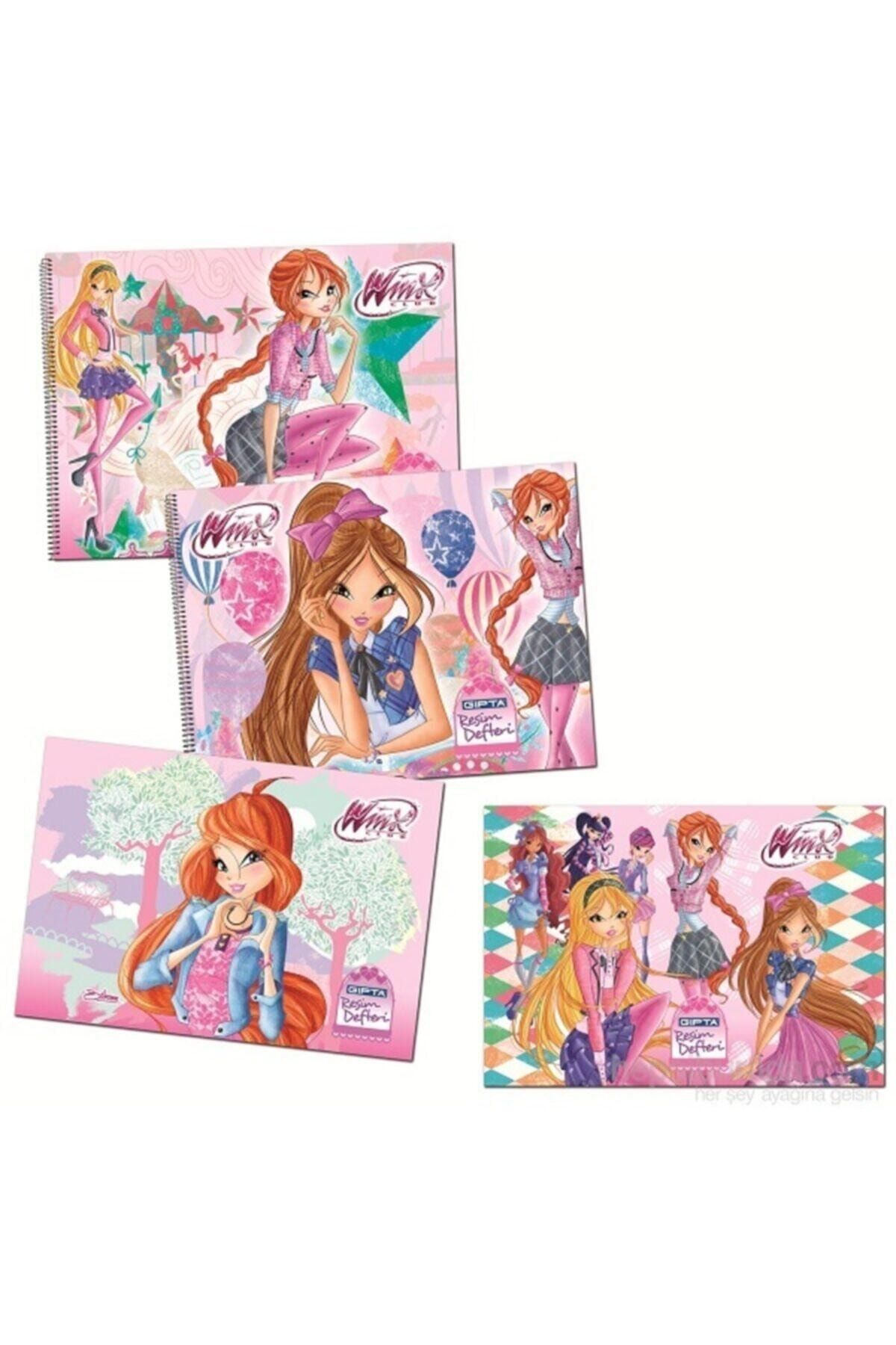 Gıpta Winx Spiralli Resim Defteri 25x35 Cm 15 Yaprak