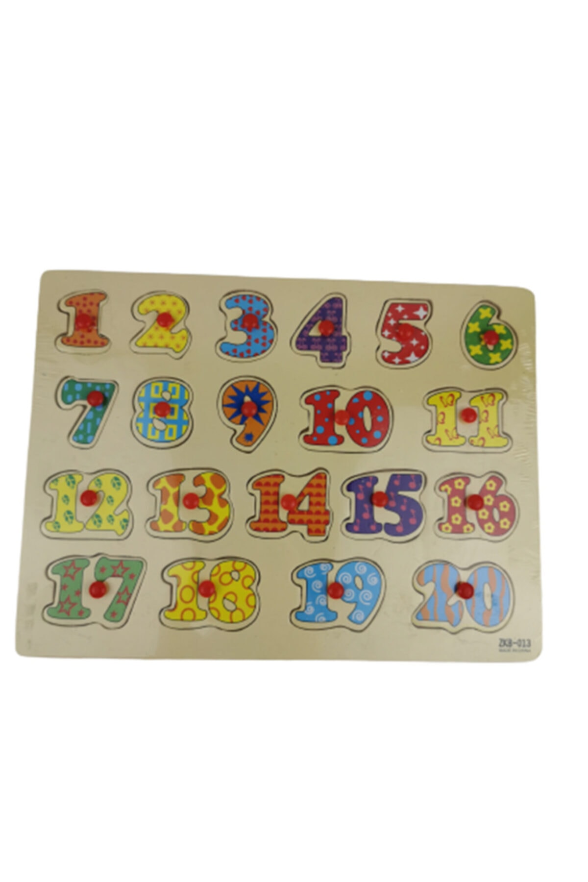 Wooden Toys Ahşap Sayılar Puzzle