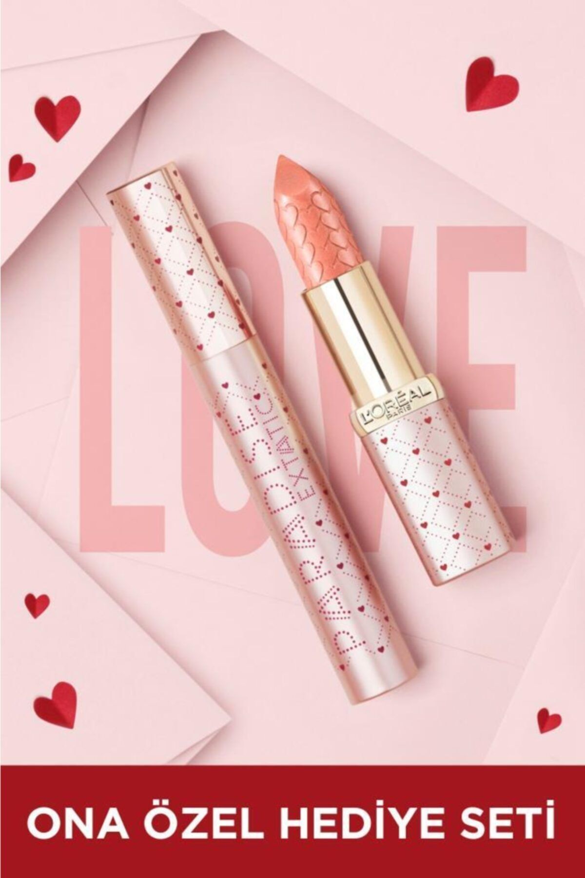 L'Oreal Paris L'oréal Paris Paradise Maskara + Color Riche Özel Tasarım Seti