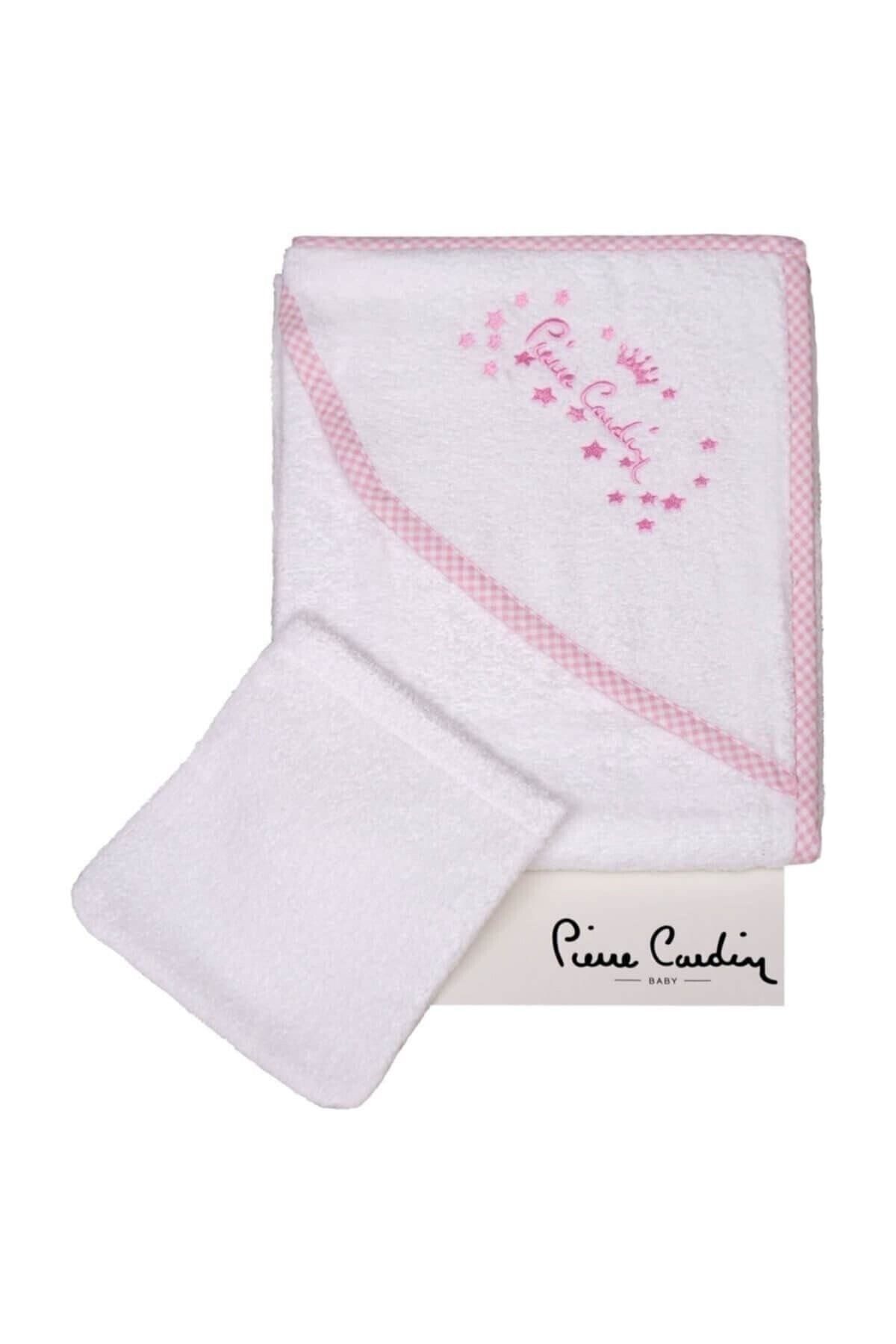 Pierre Cardin Baby Pembe Kundak Banyo Havlusu